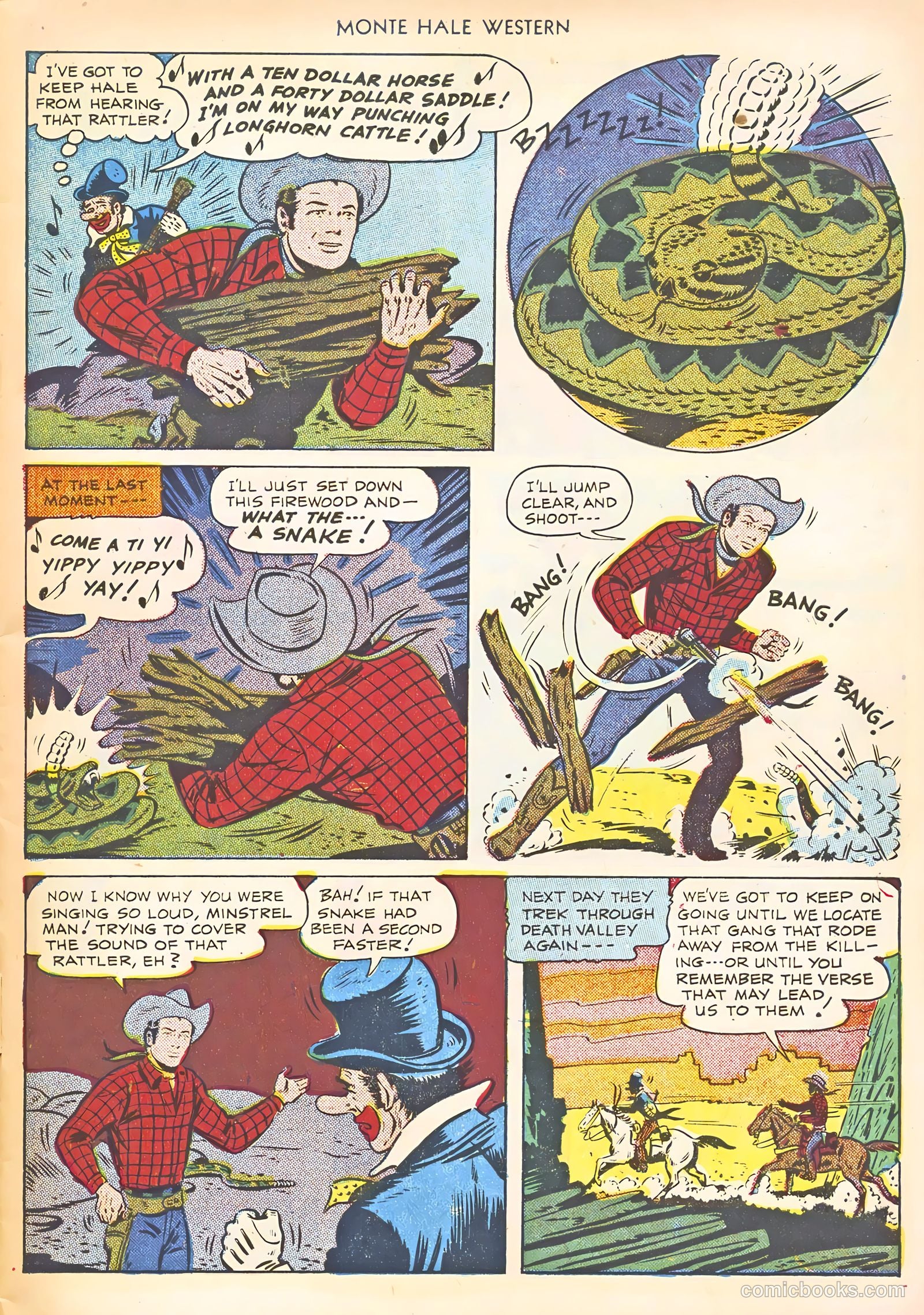 Monte Hale Western #58 (1951) — page 7 of 52