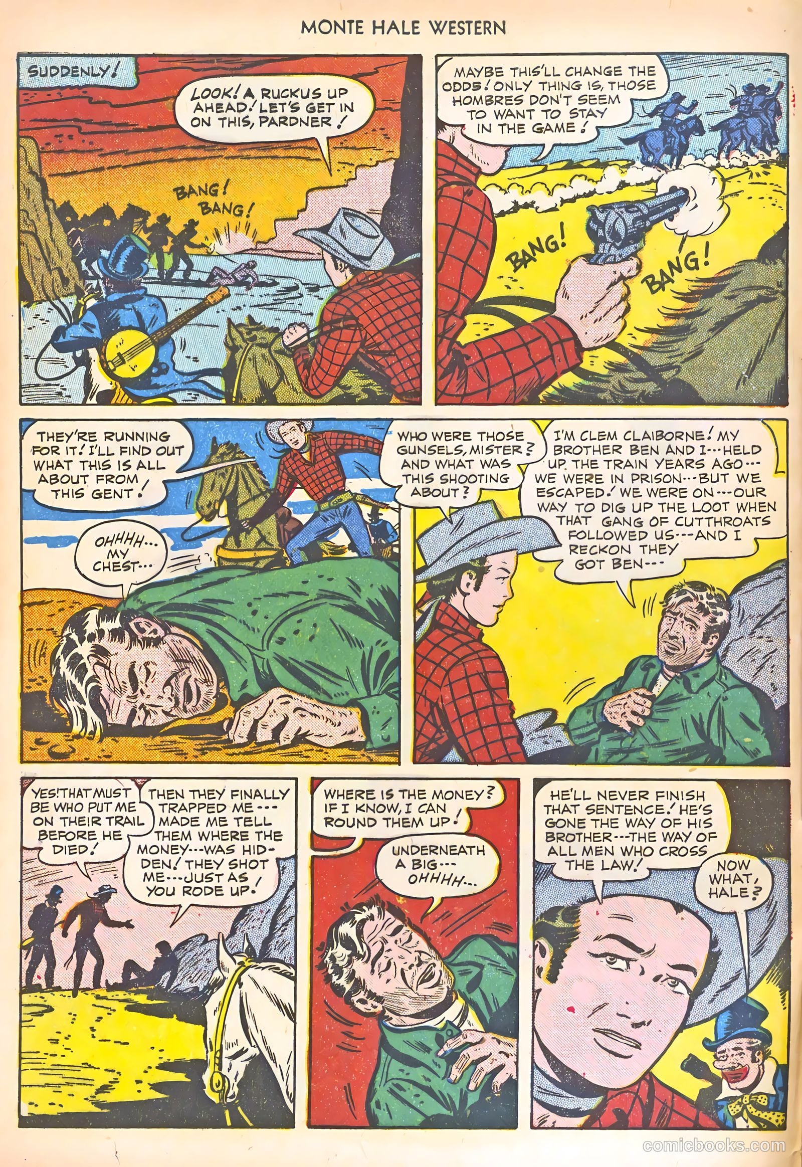 Monte Hale Western #58 (1951) — page 8 of 52