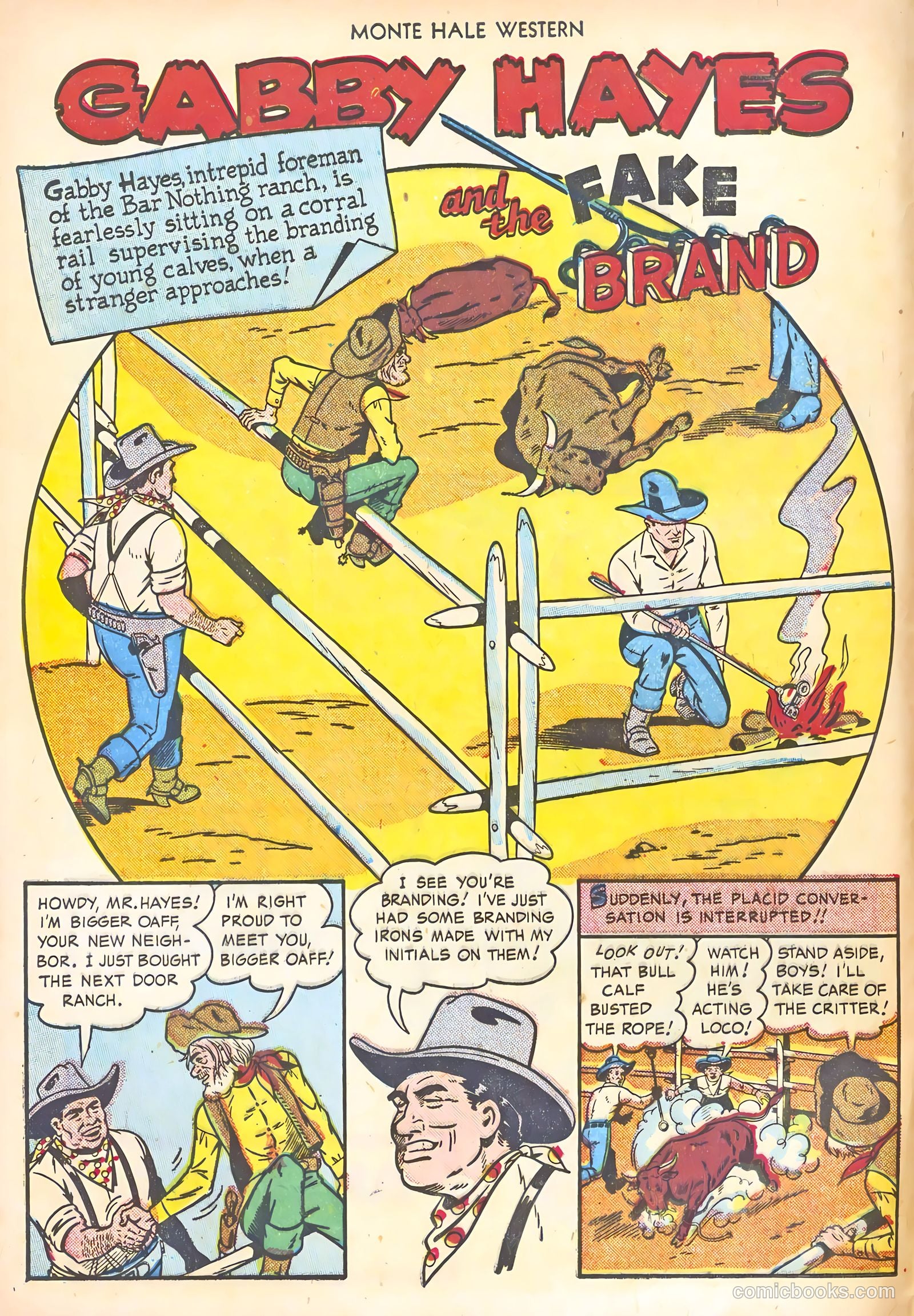 Monte Hale Western #58 (1951) — page 16 of 52