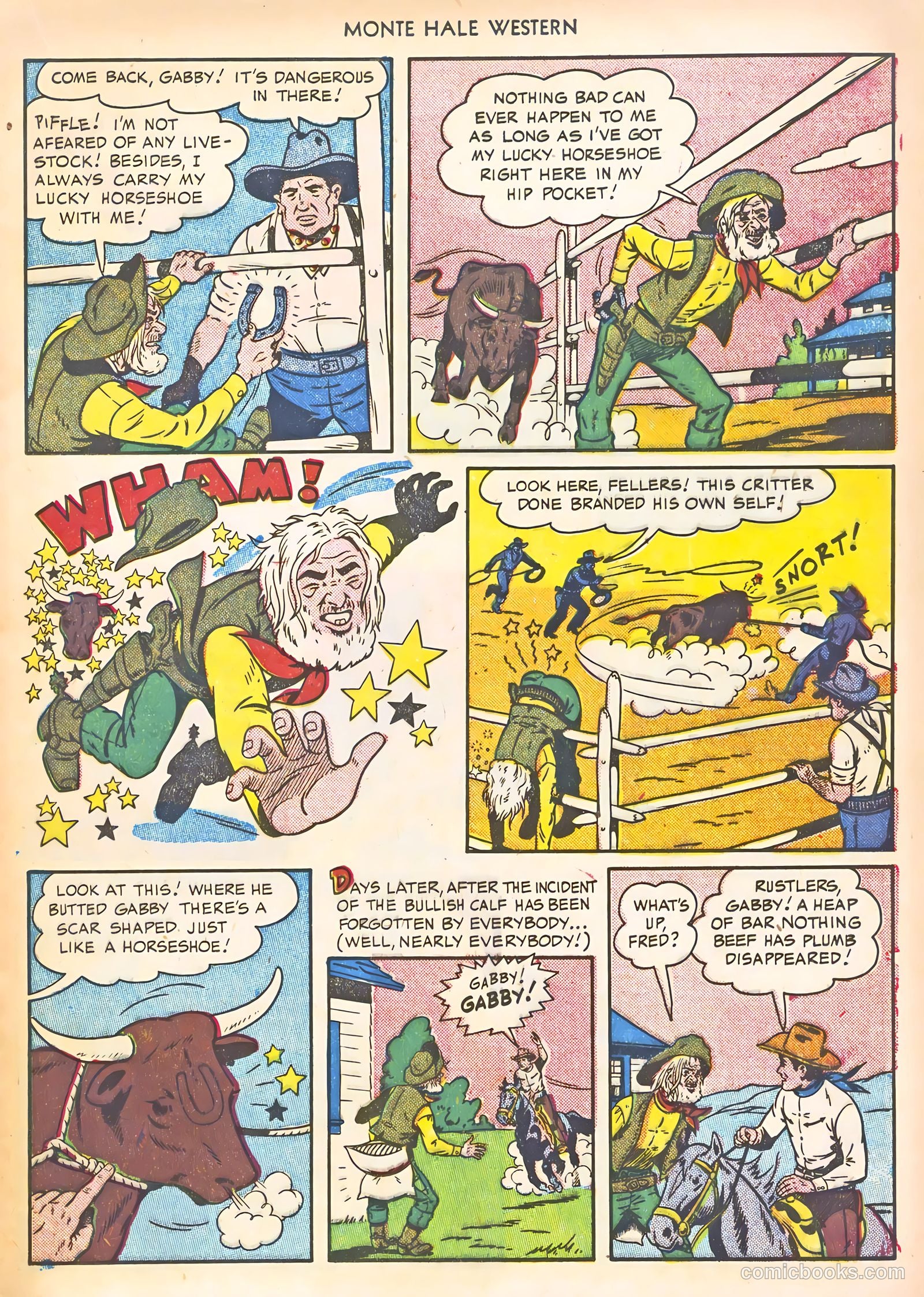 Monte Hale Western #58 (1951) — page 17 of 52