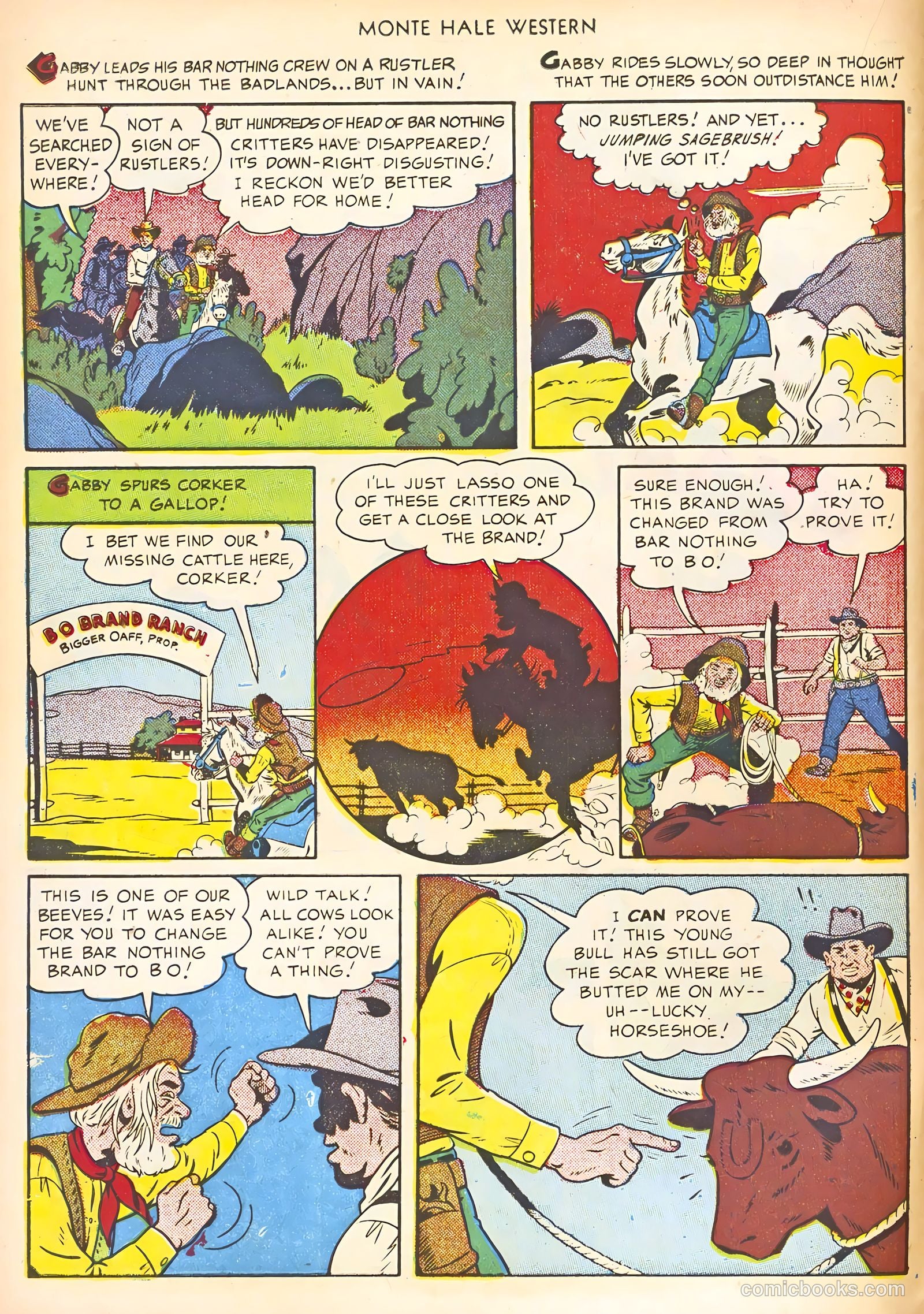 Monte Hale Western #58 (1951) — page 18 of 52