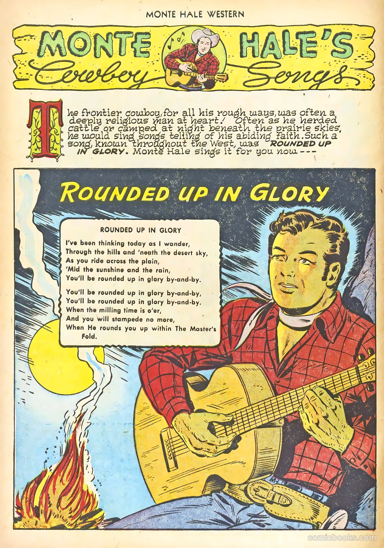 Monte Hale Western #58 (1951) — page 20 of 52