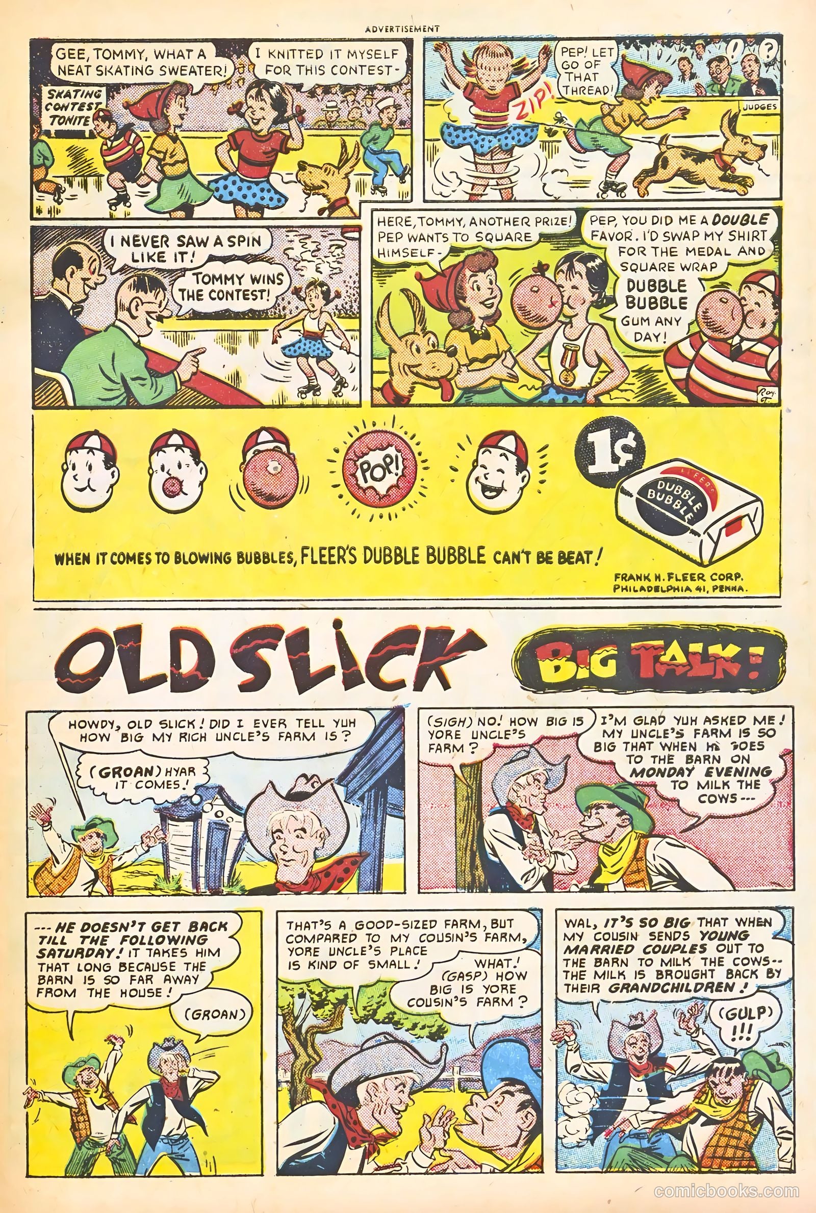 Monte Hale Western #58 (1951) — page 21 of 52