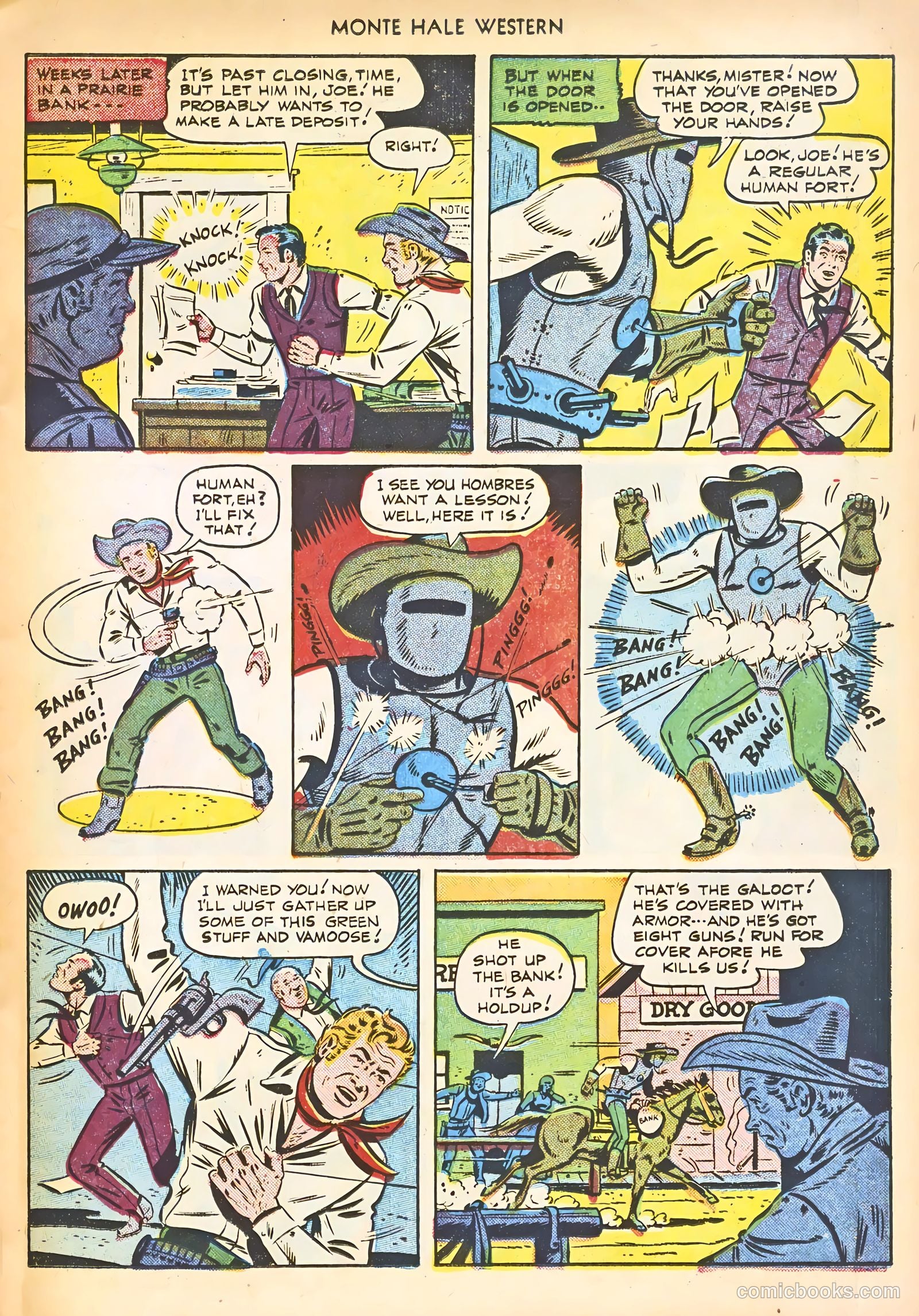 Monte Hale Western #58 (1951) — page 23 of 52