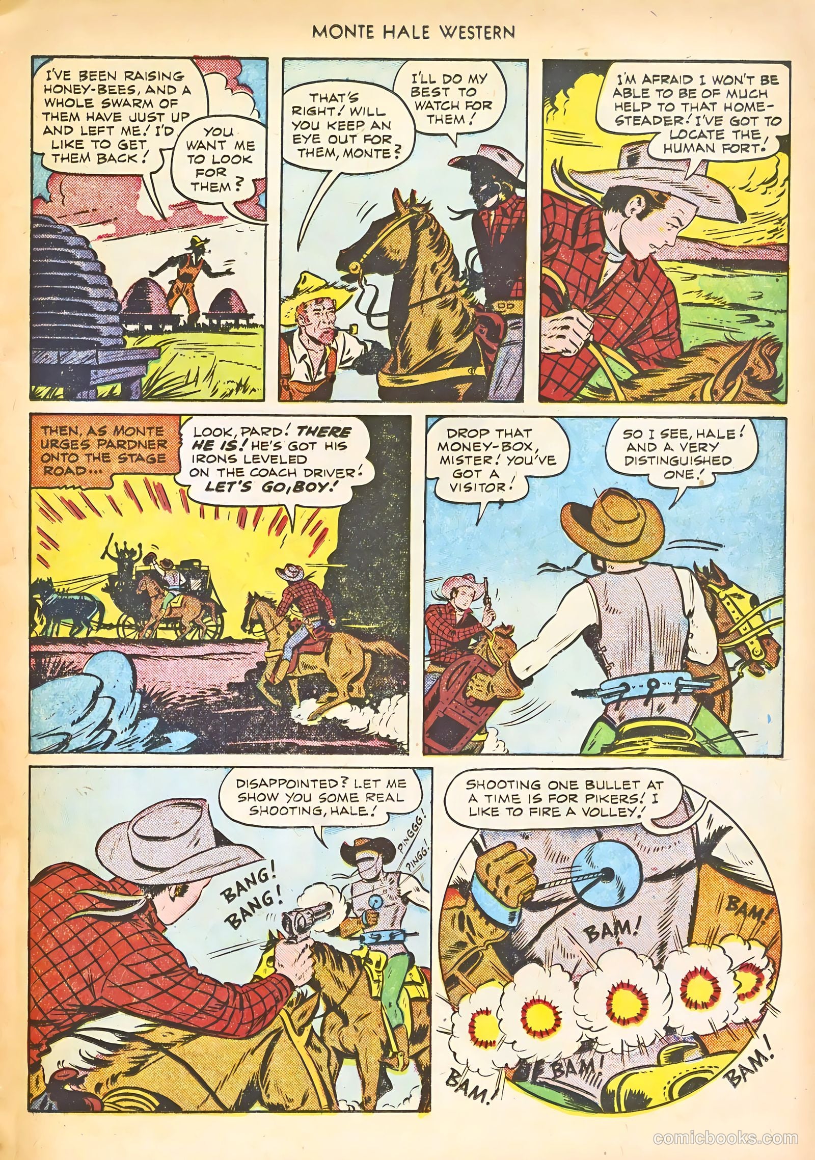 Monte Hale Western #58 (1951) — page 25 of 52