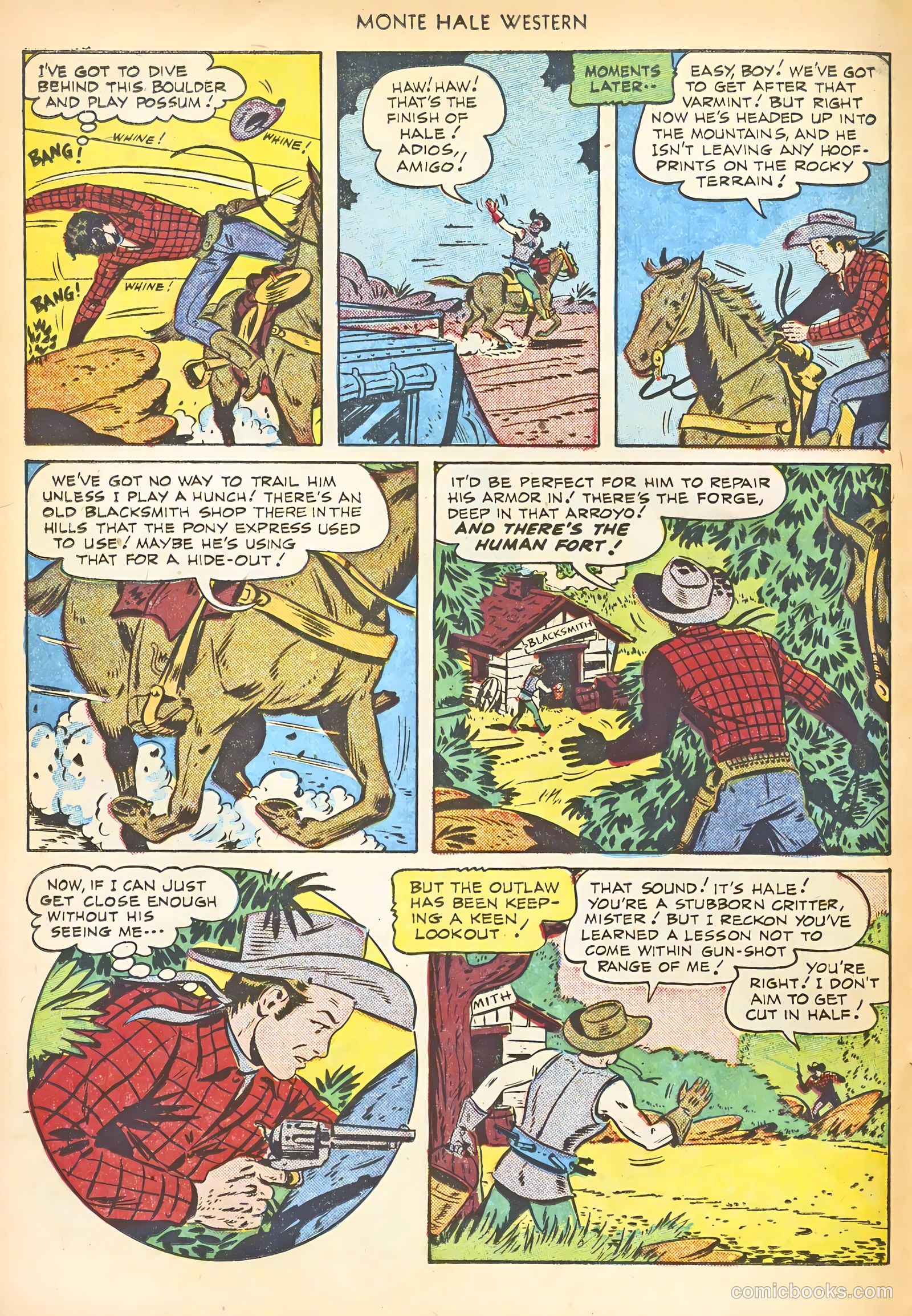 Monte Hale Western #58 (1951) — page 26 of 52
