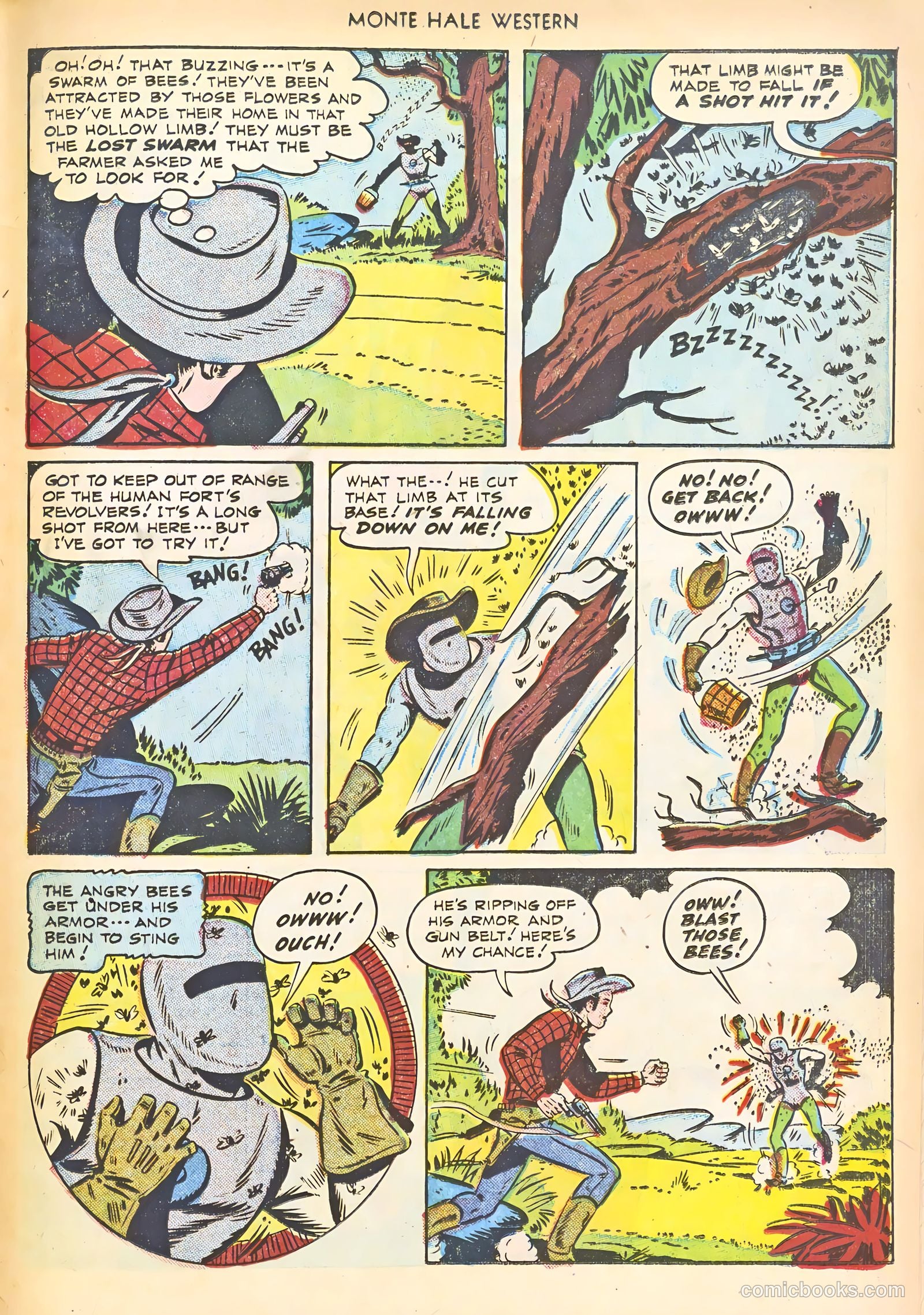 Monte Hale Western #58 (1951) — page 27 of 52