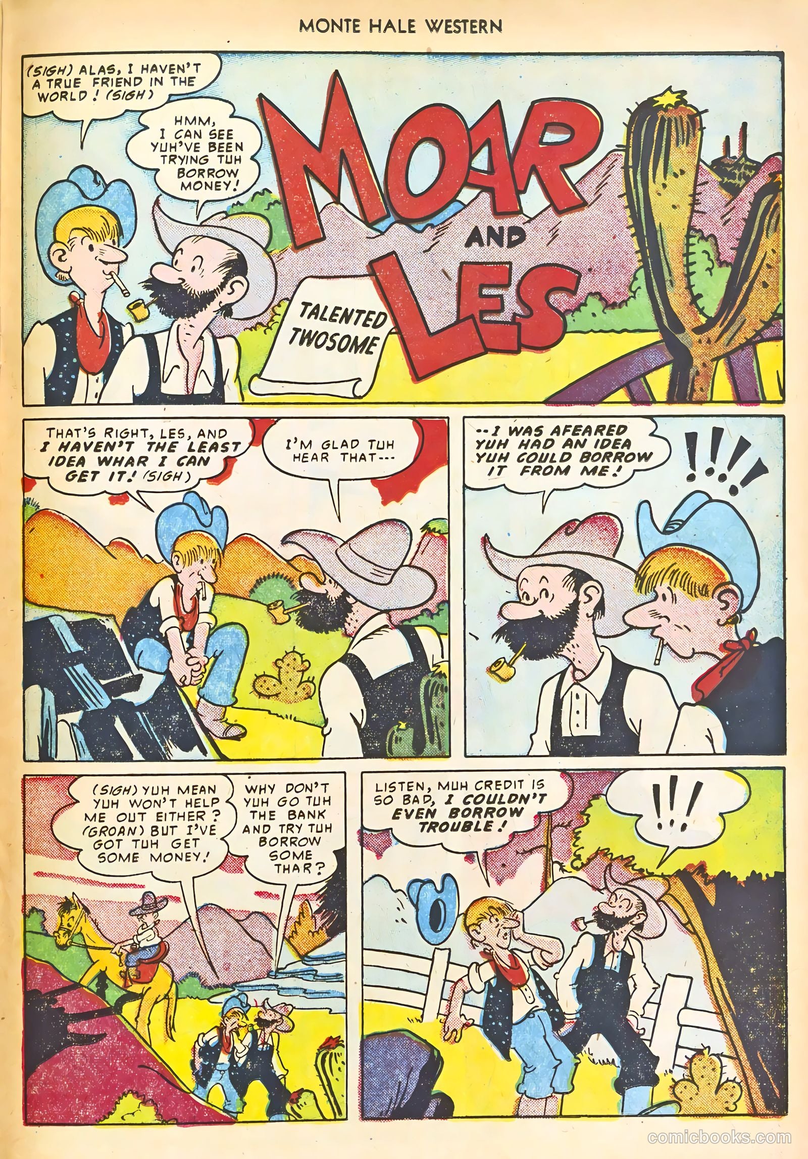 Monte Hale Western #58 (1951) — page 29 of 52