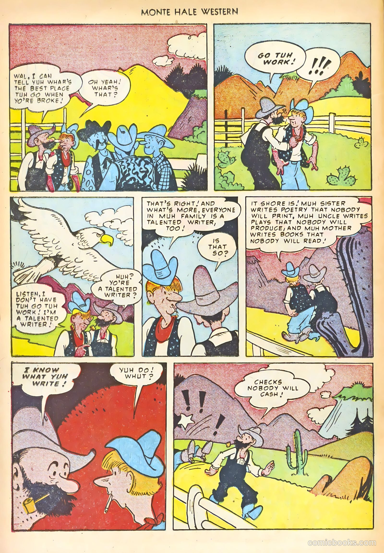 Monte Hale Western #58 (1951) — page 30 of 52