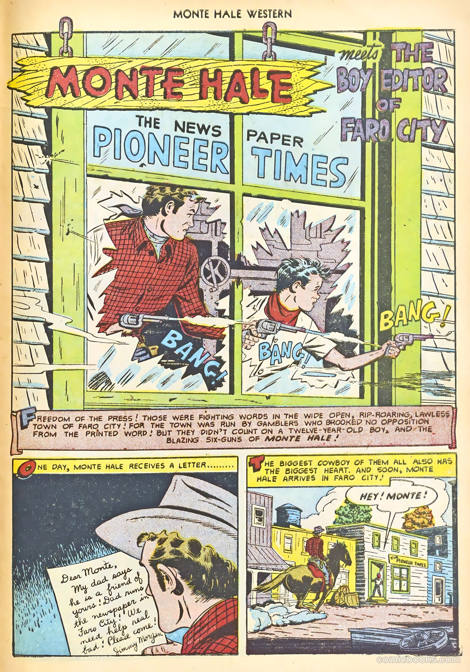 Monte Hale Western #58 (1951) — page 31 of 52