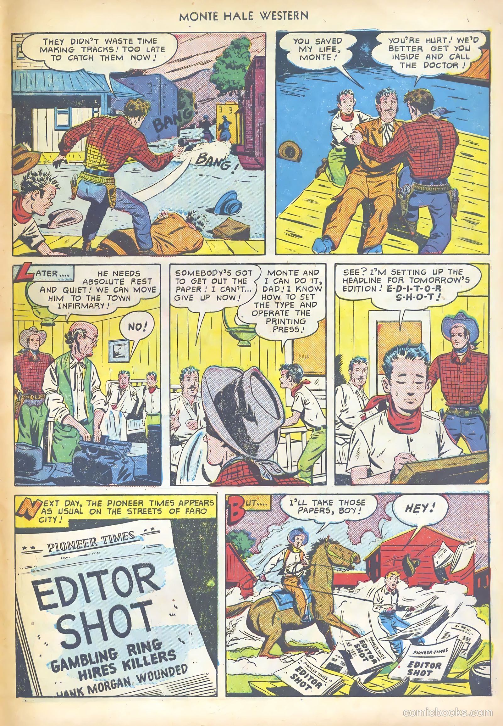 Monte Hale Western #58 (1951) — page 33 of 52