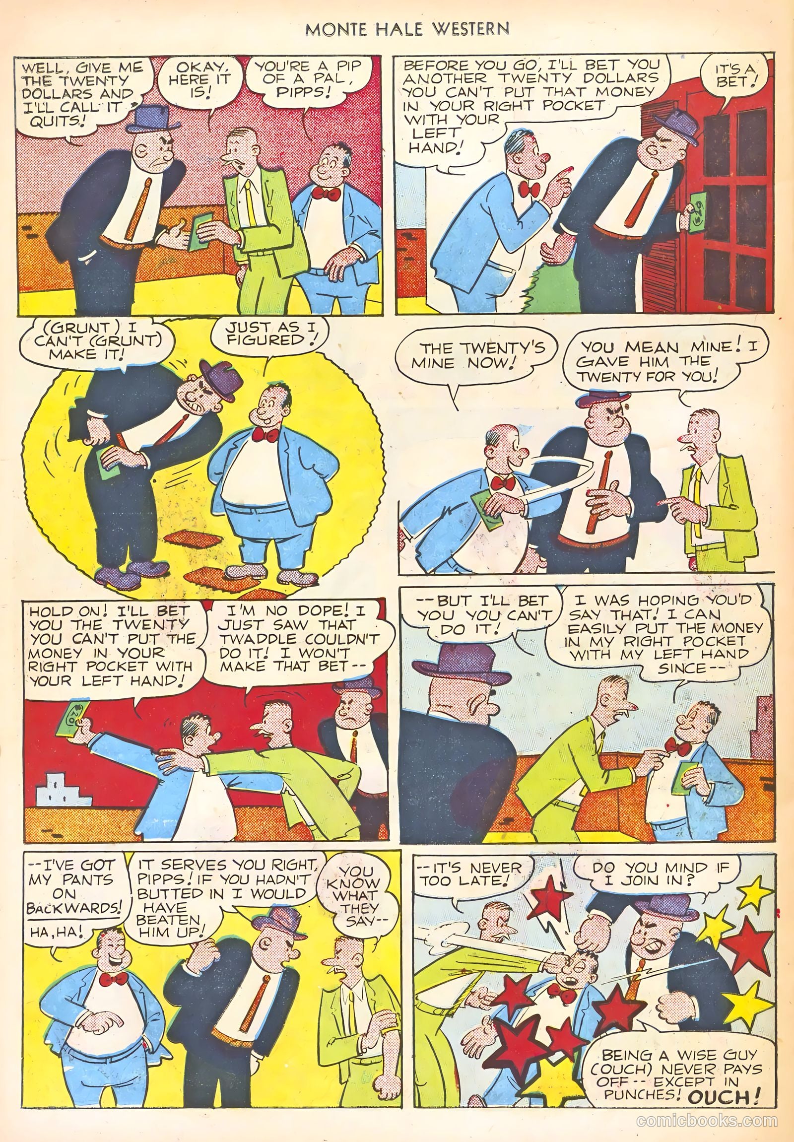 Monte Hale Western #58 (1951) — page 42 of 52
