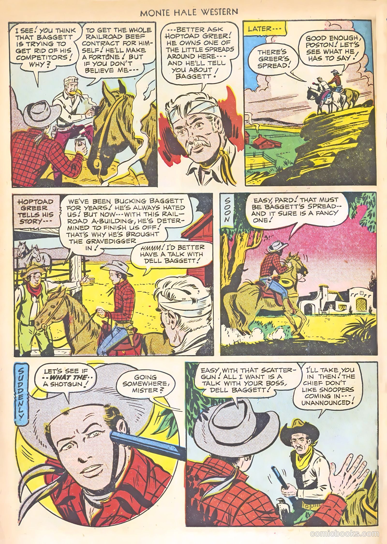 Monte Hale Western #59 (1951) — page 6 of 52
