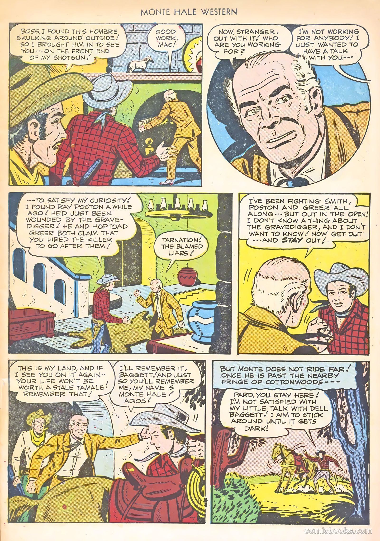 Monte Hale Western #59 (1951) — page 7 of 52
