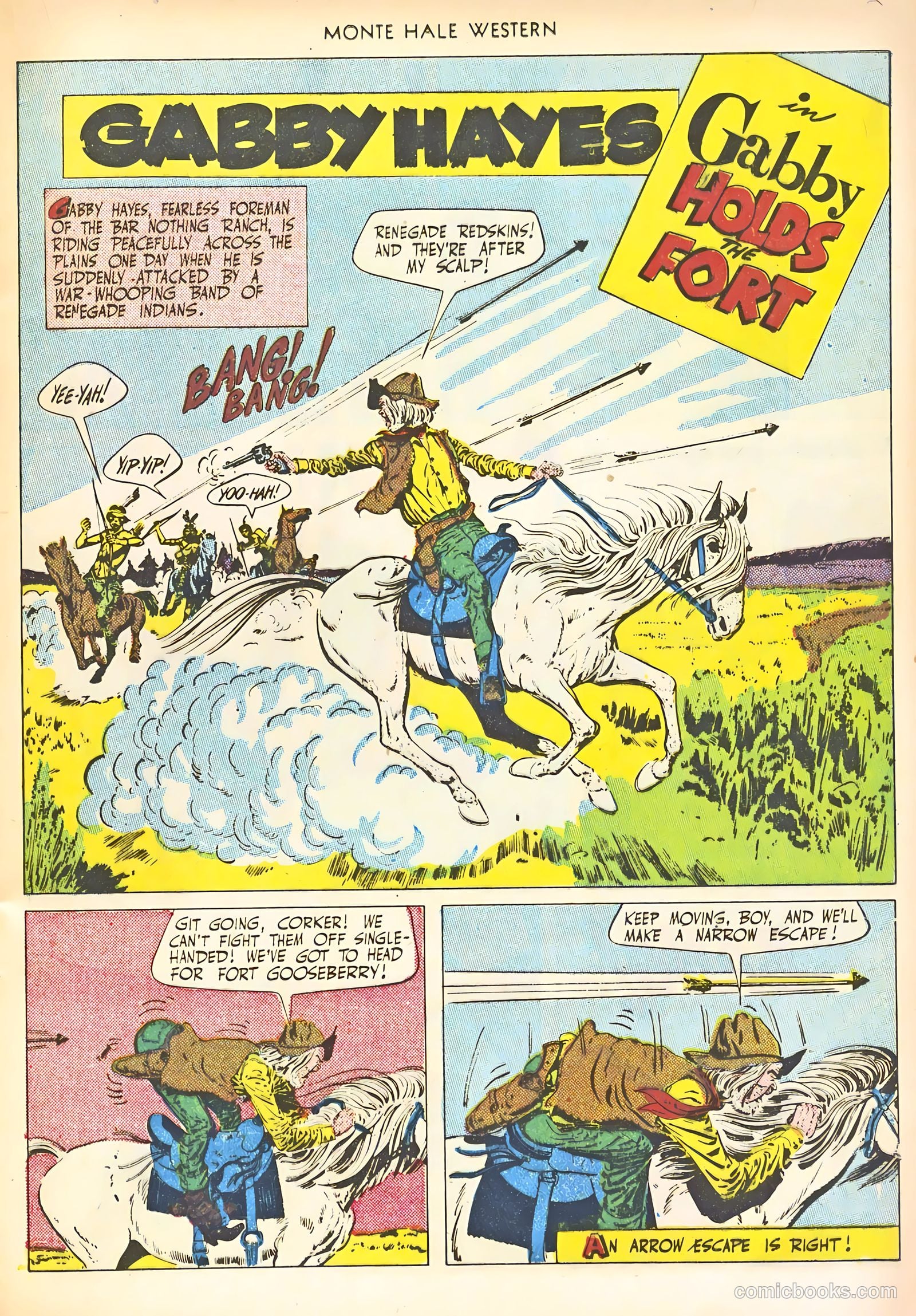 Monte Hale Western #59 (1951) — page 17 of 52