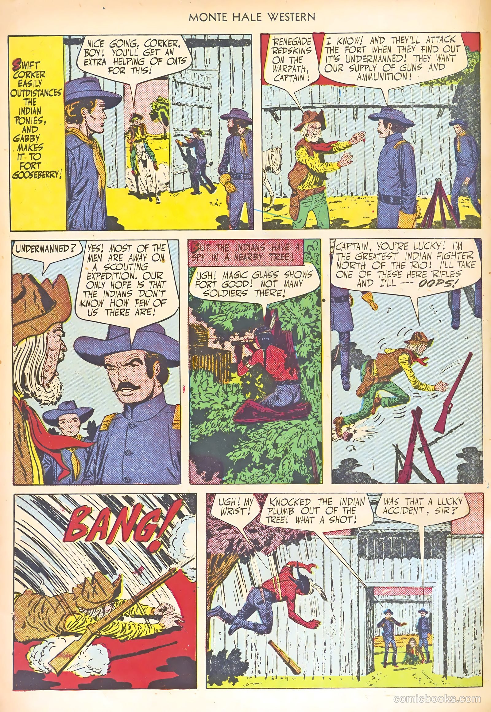 Monte Hale Western #59 (1951) — page 18 of 52