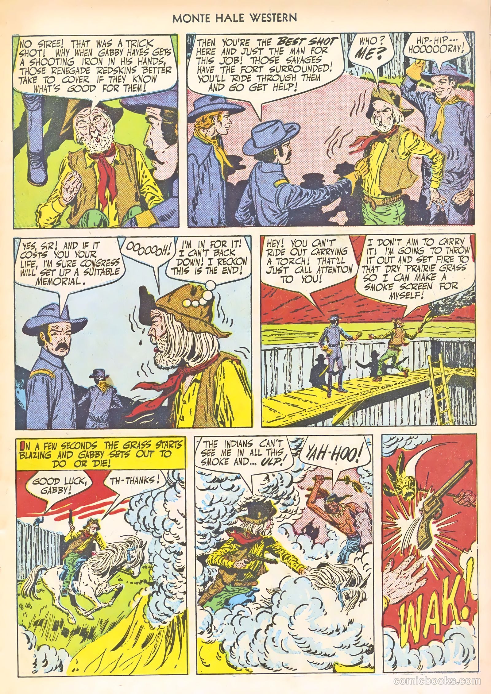 Monte Hale Western #59 (1951) — page 19 of 52