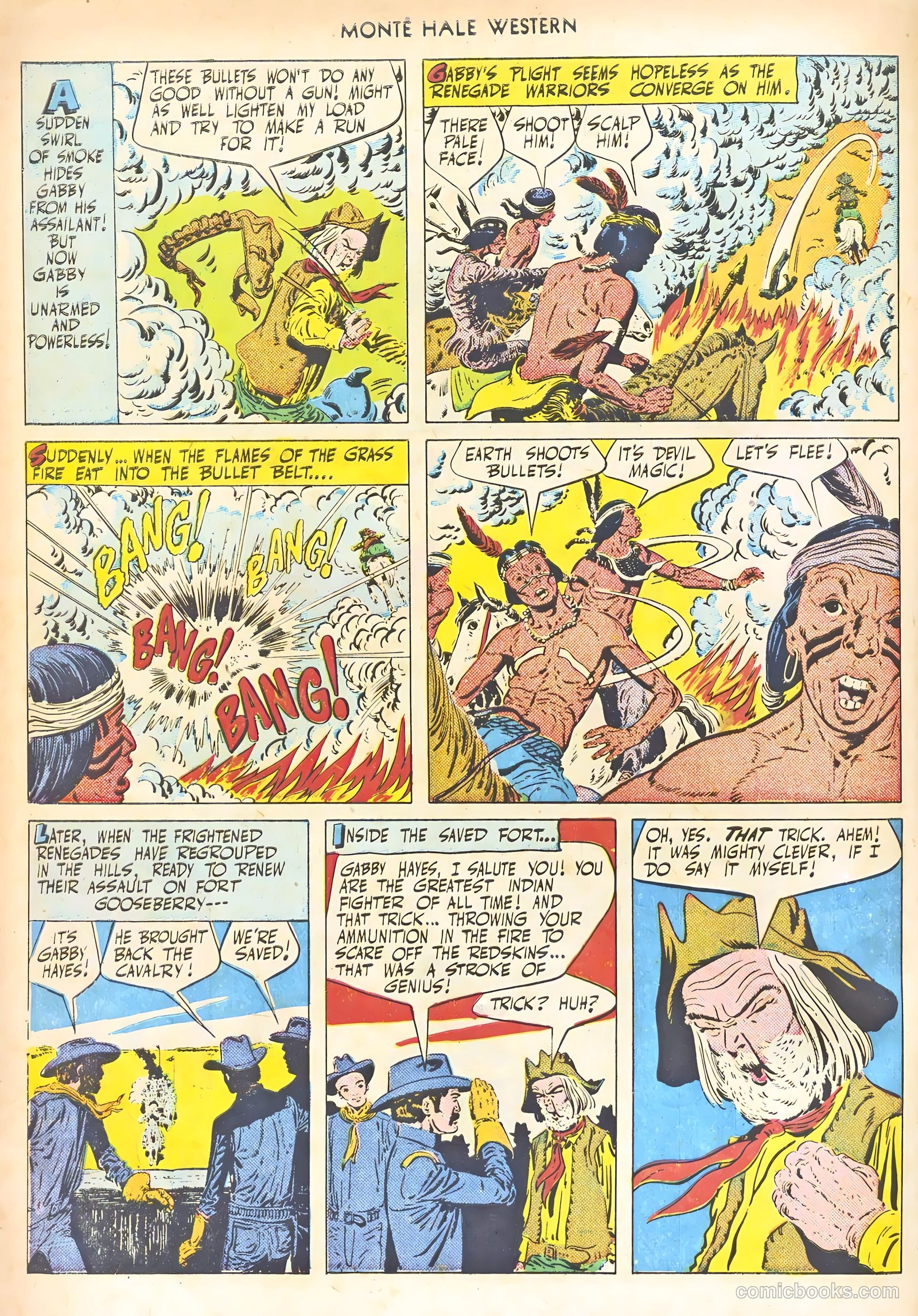 Monte Hale Western #59 (1951) — page 20 of 52