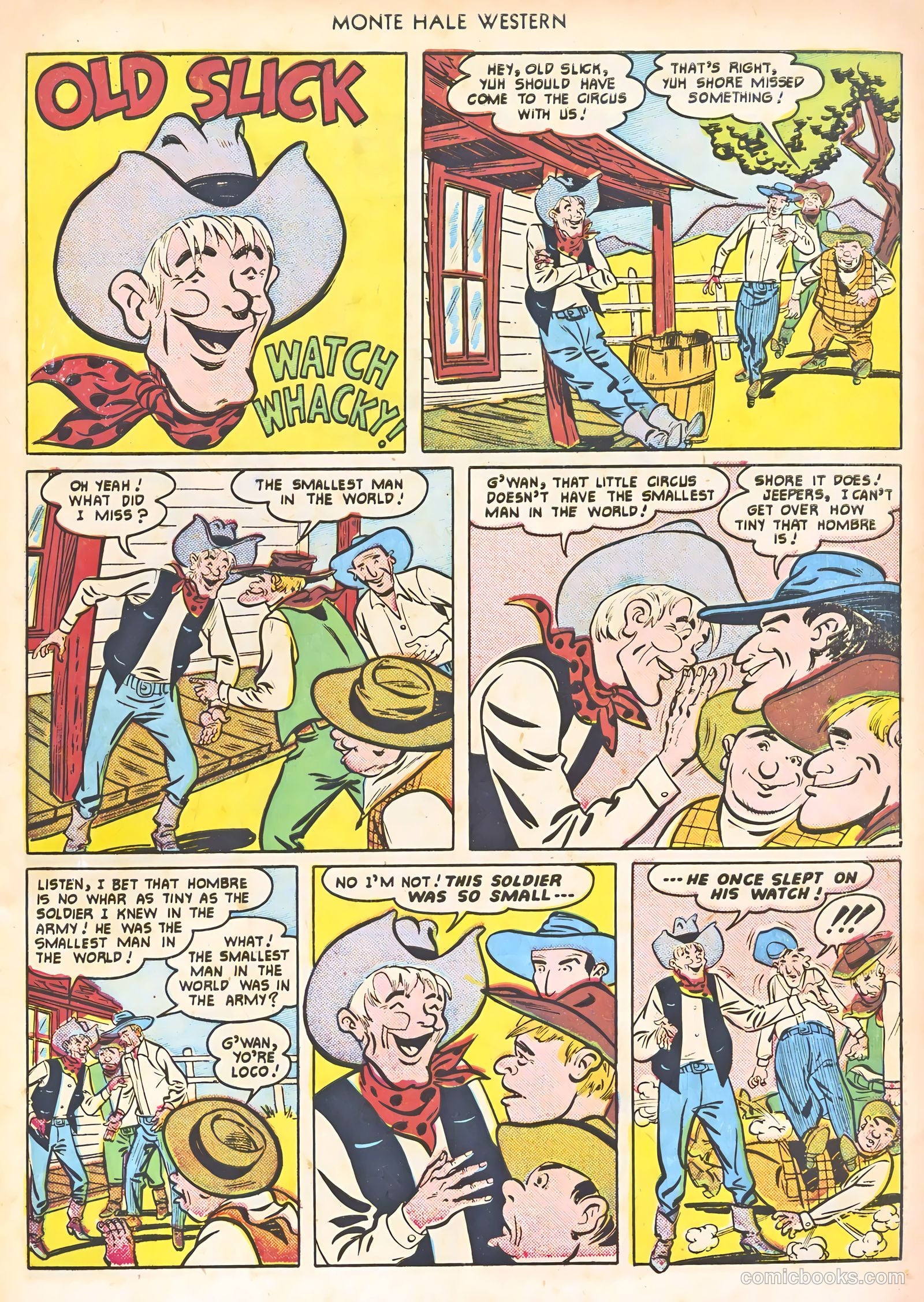 Monte Hale Western #59 (1951) — page 21 of 52