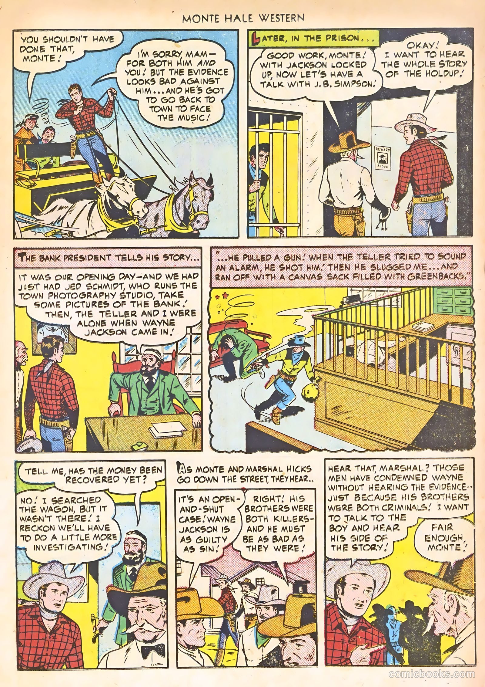 Monte Hale Western #59 (1951) — page 25 of 52