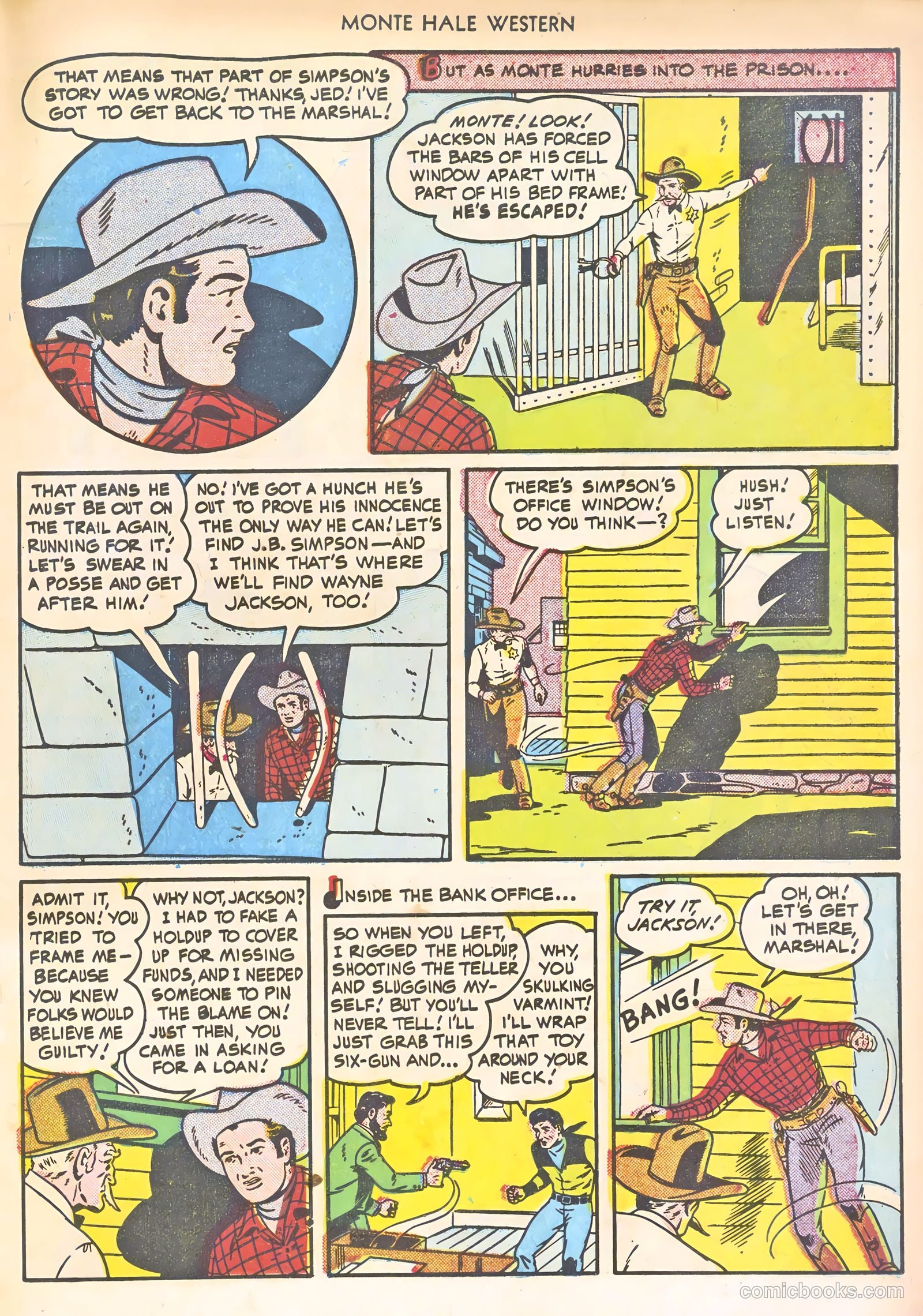 Monte Hale Western #59 (1951) — page 27 of 52