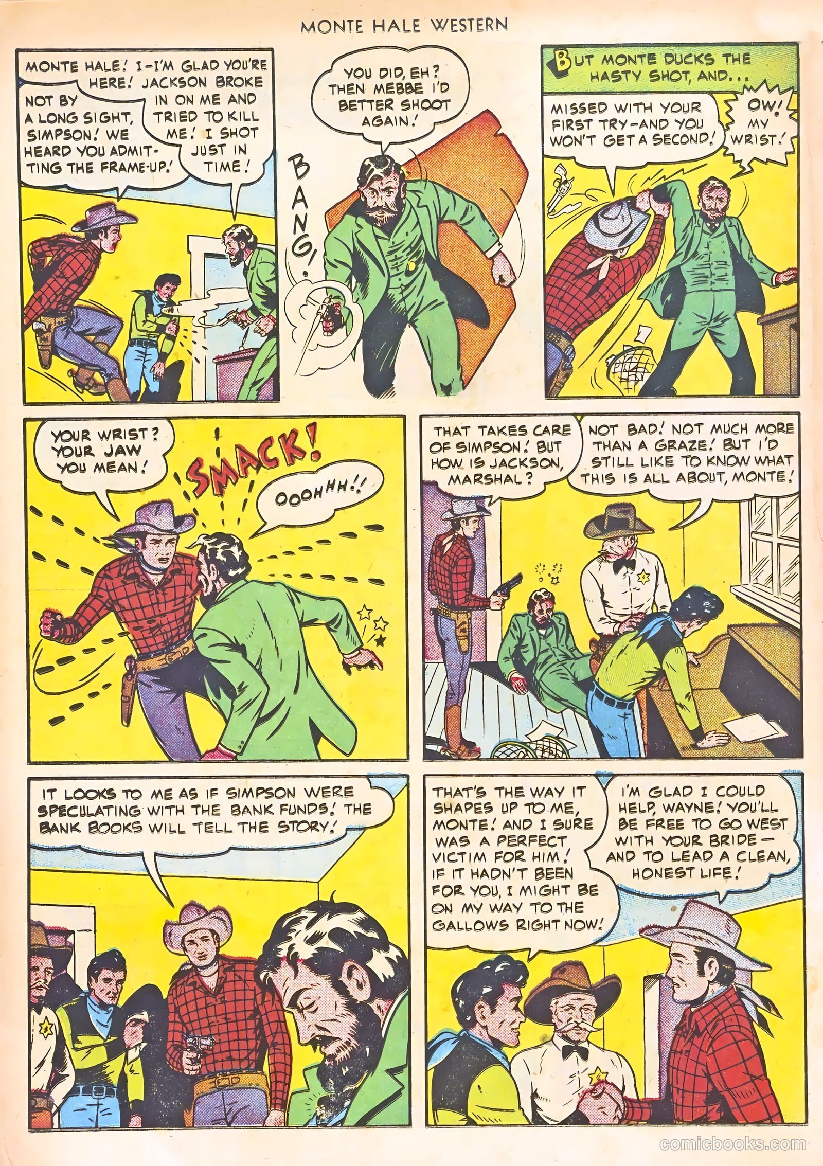 Monte Hale Western #59 (1951) — page 28 of 52