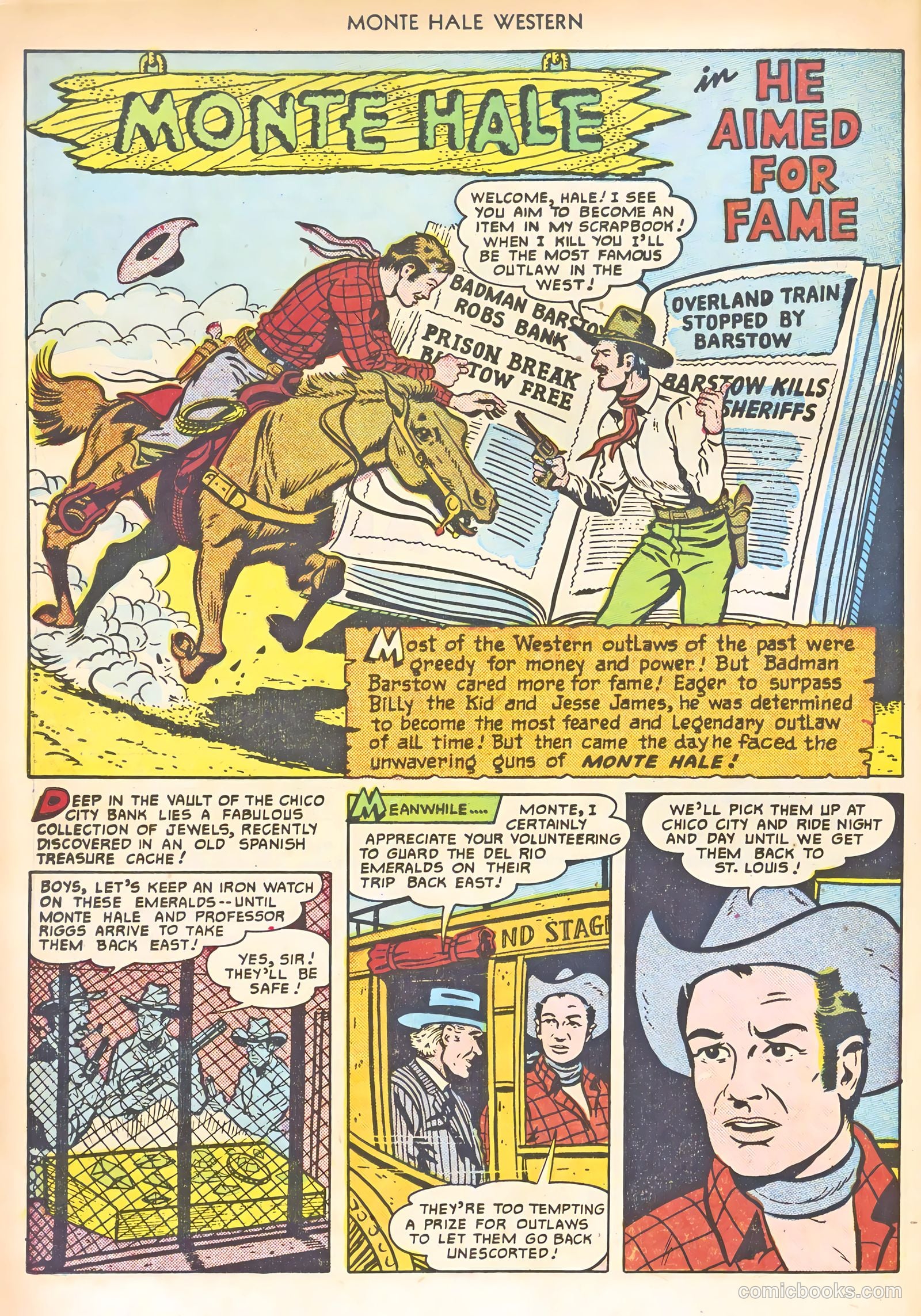 Monte Hale Western #59 (1951) — page 30 of 52