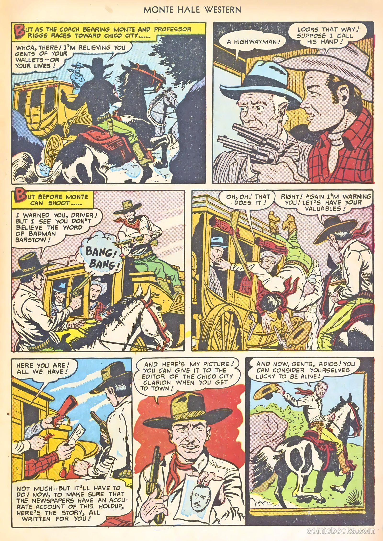 Monte Hale Western #59 (1951) — page 31 of 52