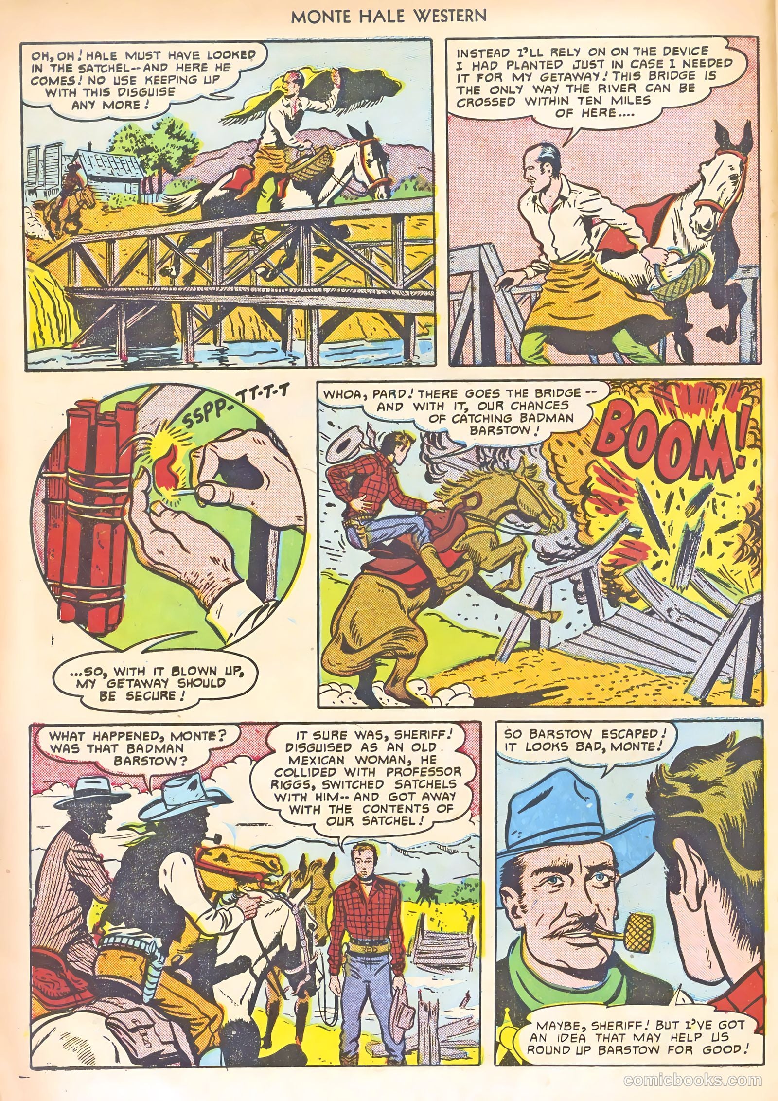 Monte Hale Western #59 (1951) — page 34 of 52