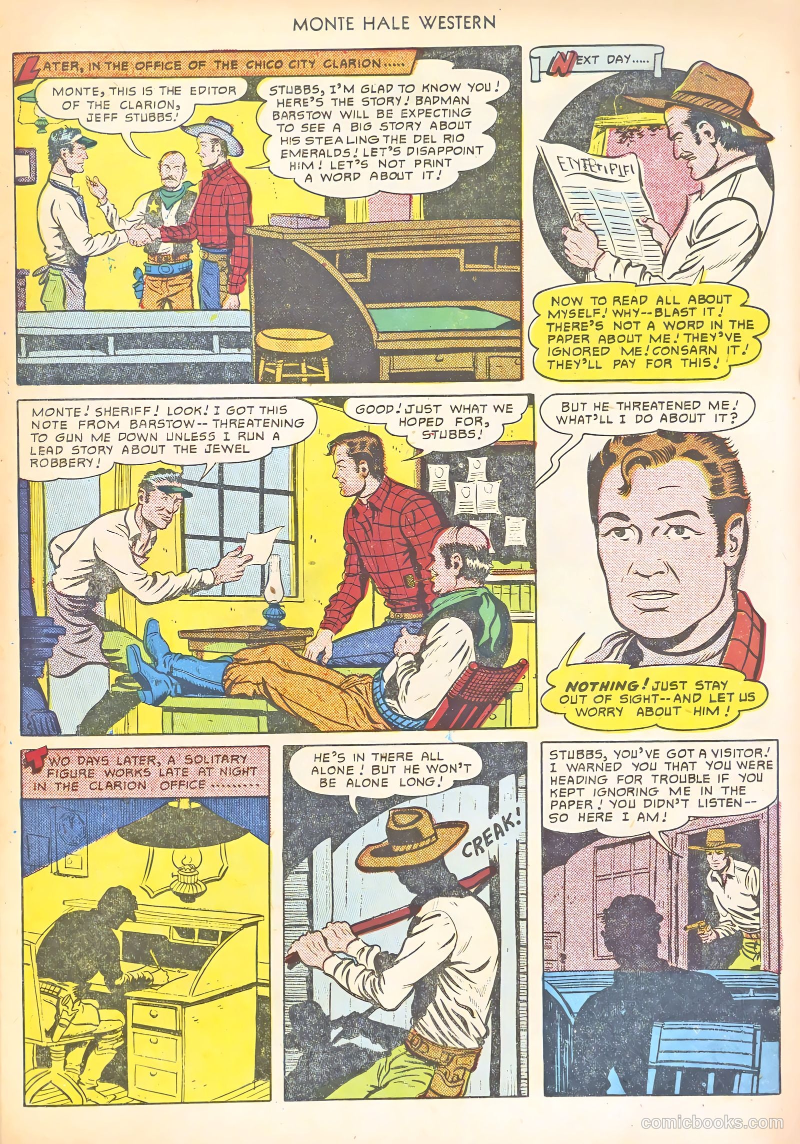Monte Hale Western #59 (1951) — page 35 of 52