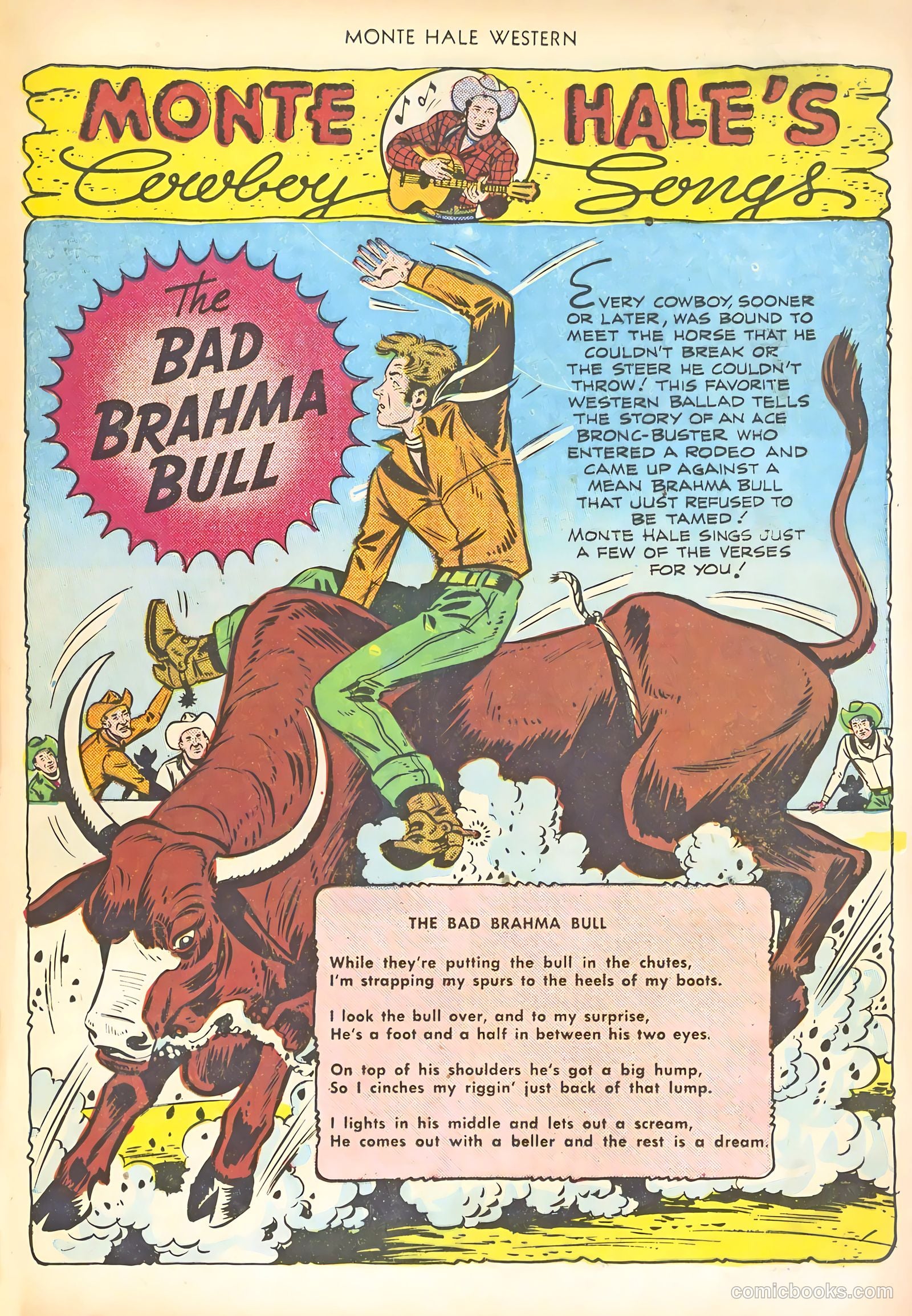 Monte Hale Western #59 (1951) — page 37 of 52