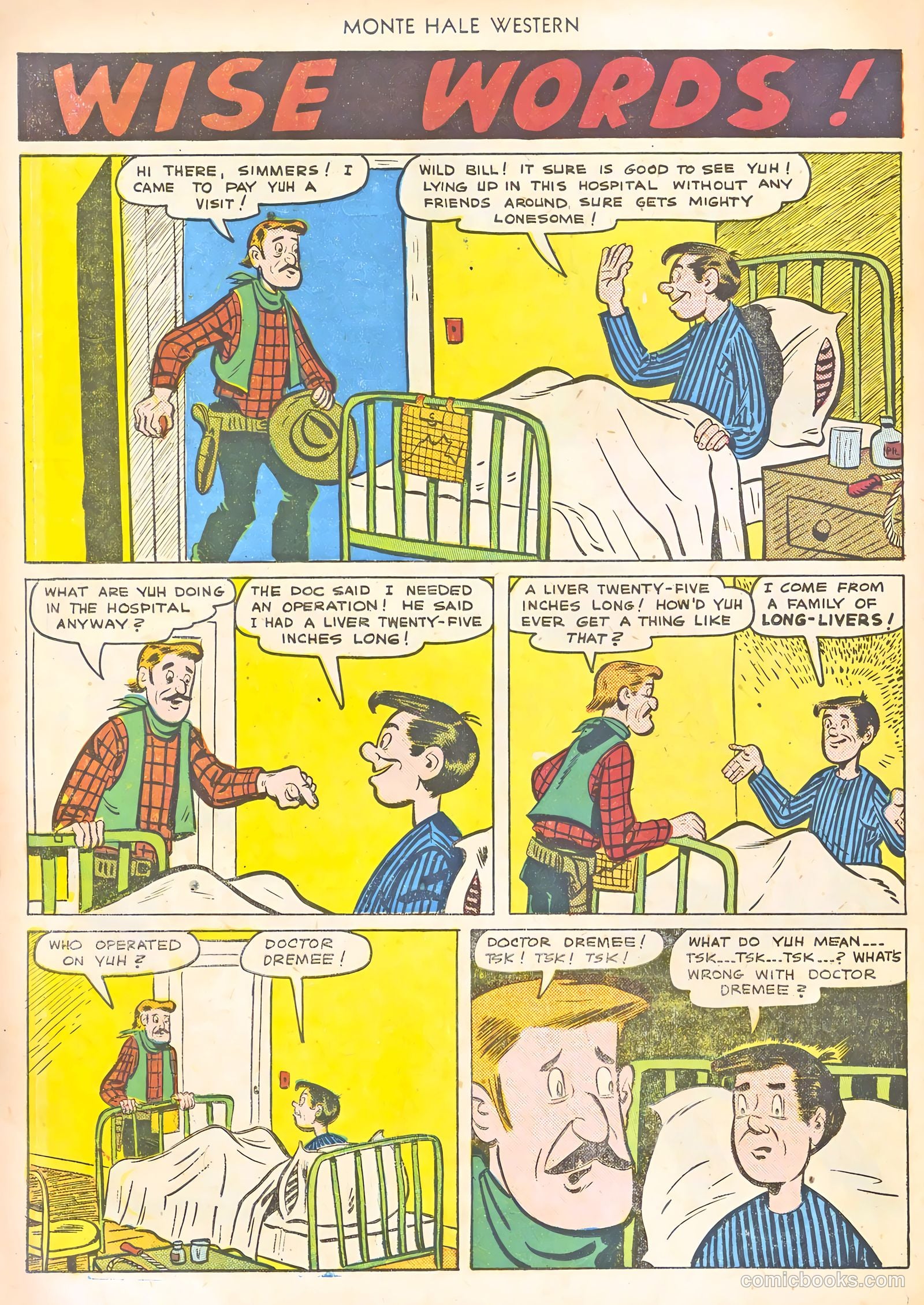 Monte Hale Western #59 (1951) — page 38 of 52