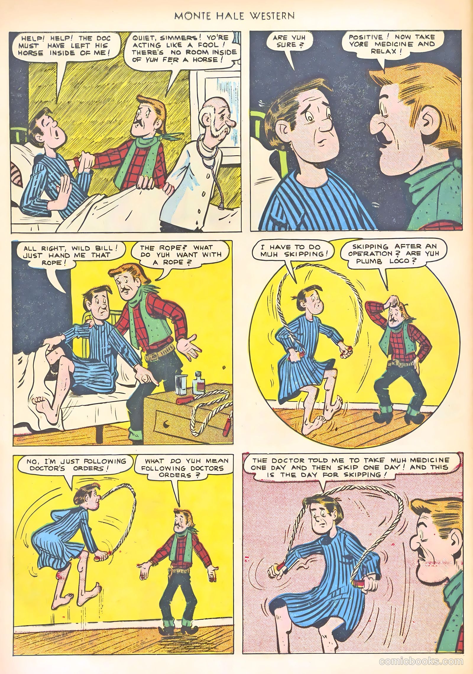 Monte Hale Western #59 (1951) — page 40 of 52