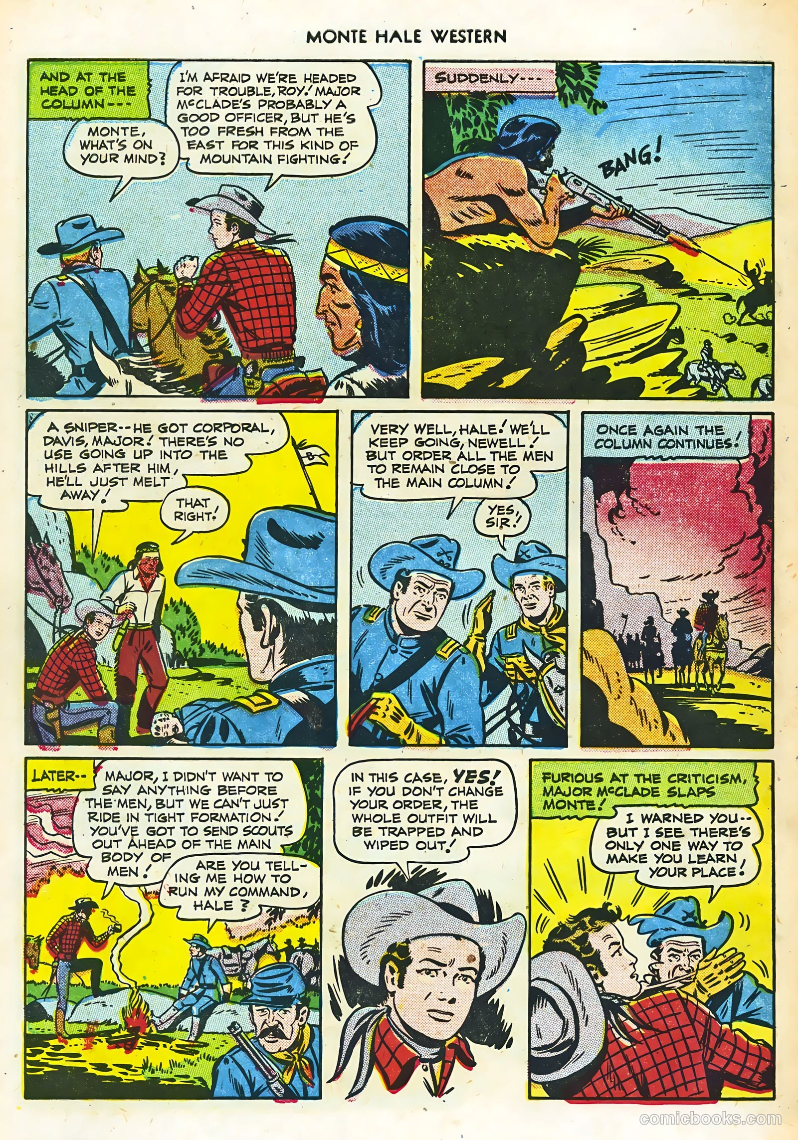 Monte Hale Western #60 (1951) — page 6 of 36