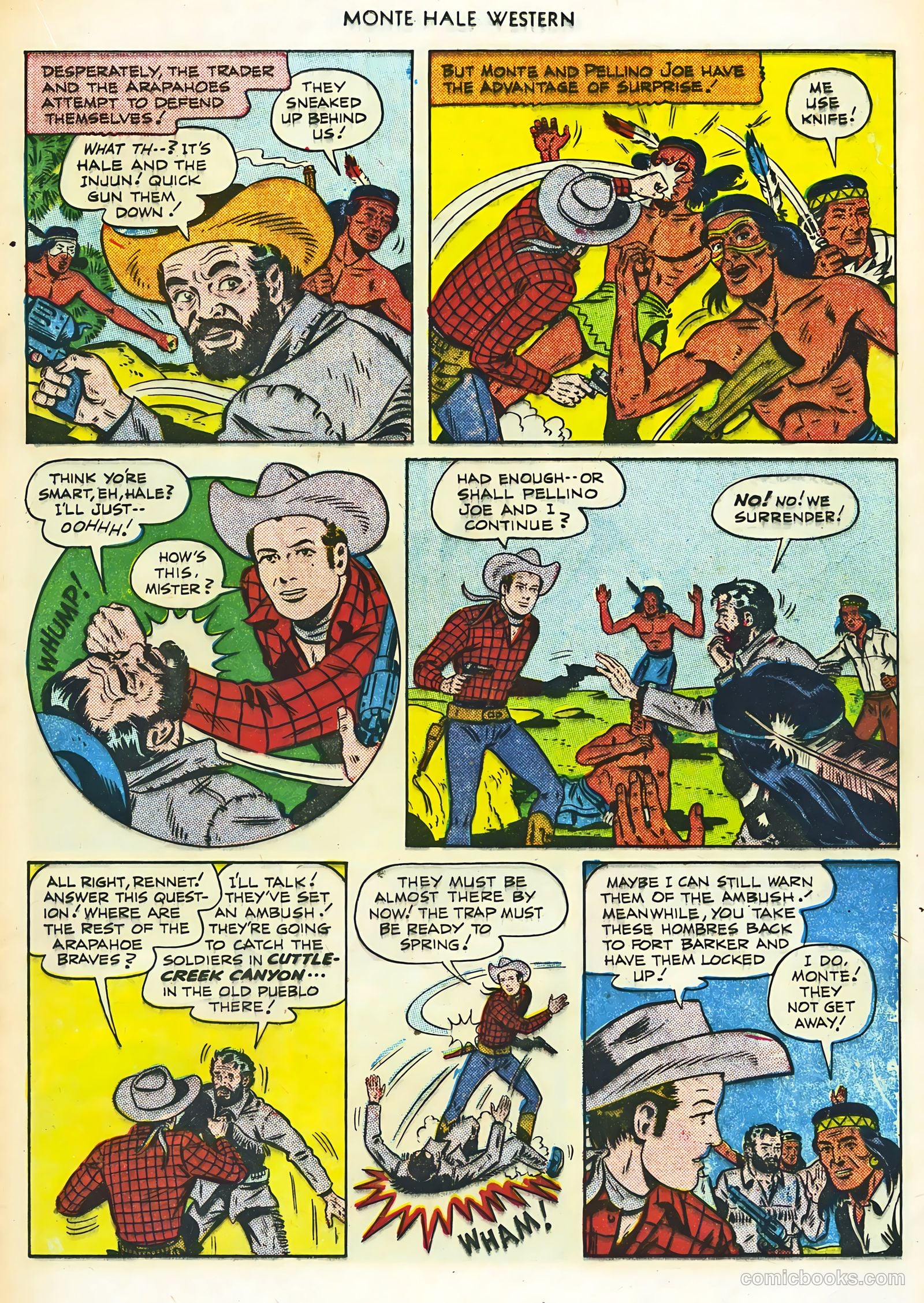 Monte Hale Western #60 (1951) — page 17 of 36