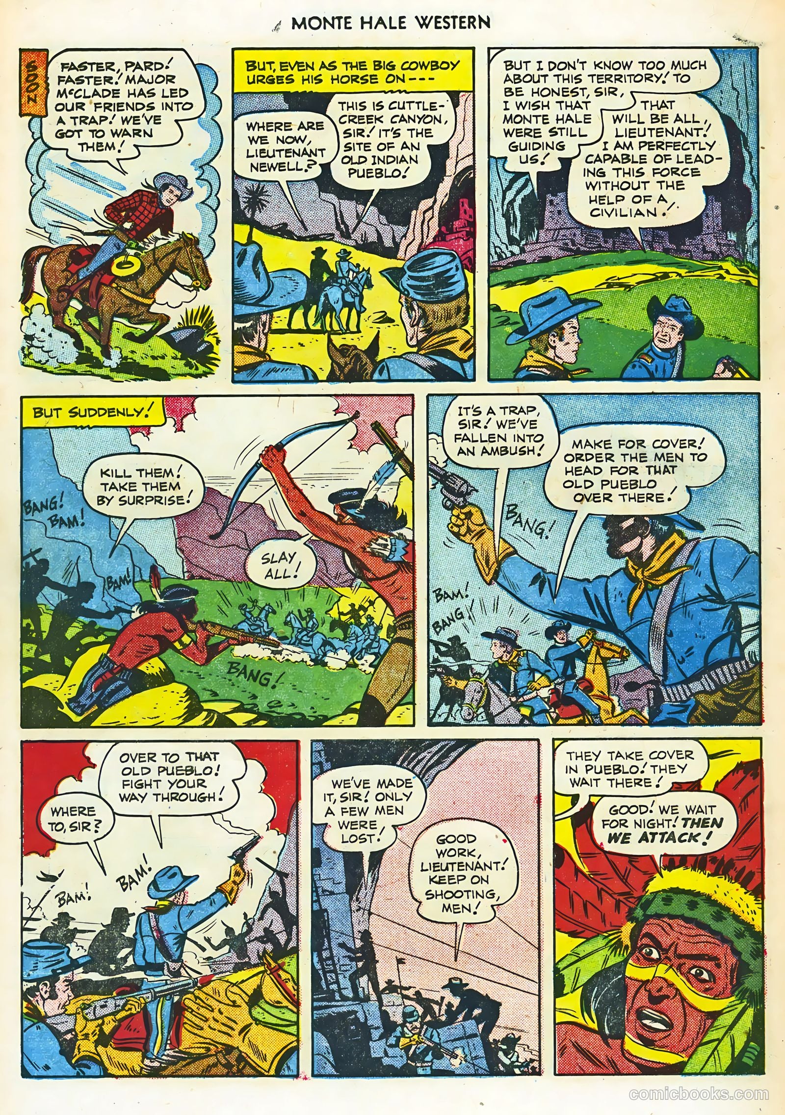 Monte Hale Western #60 (1951) — page 18 of 36