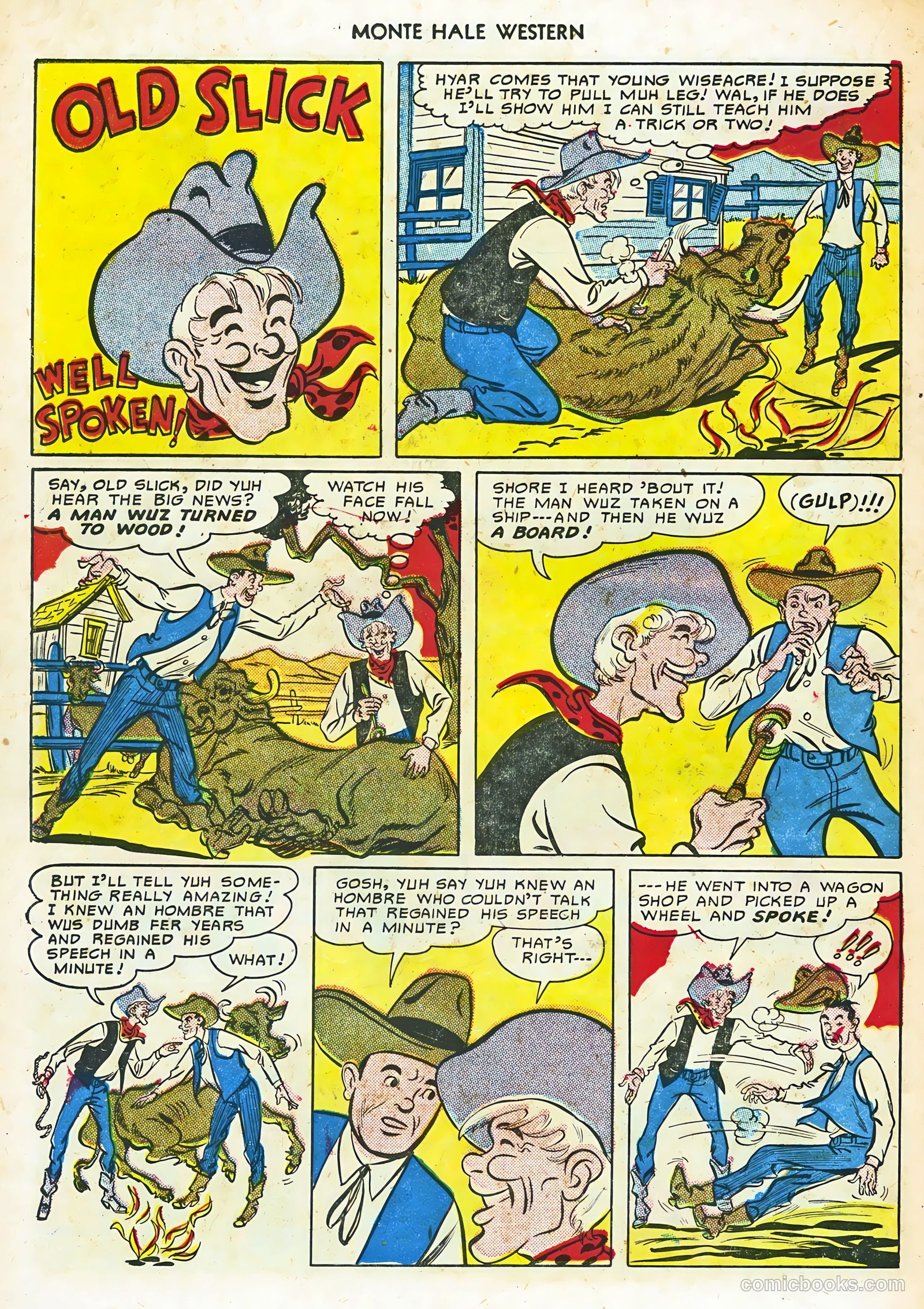 Monte Hale Western #60 (1951) — page 22 of 36