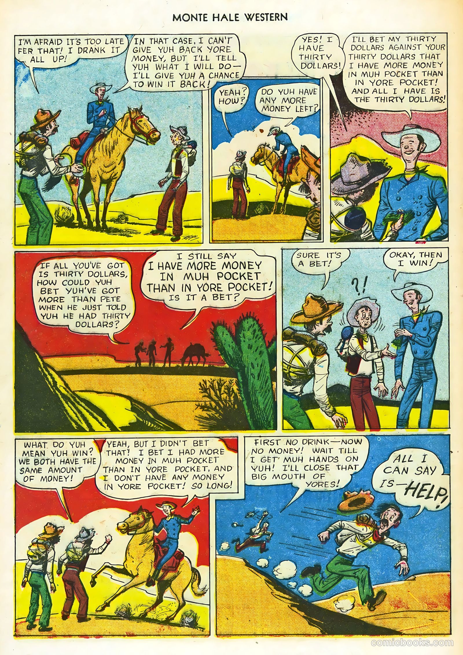 Monte Hale Western #60 (1951) — page 28 of 36