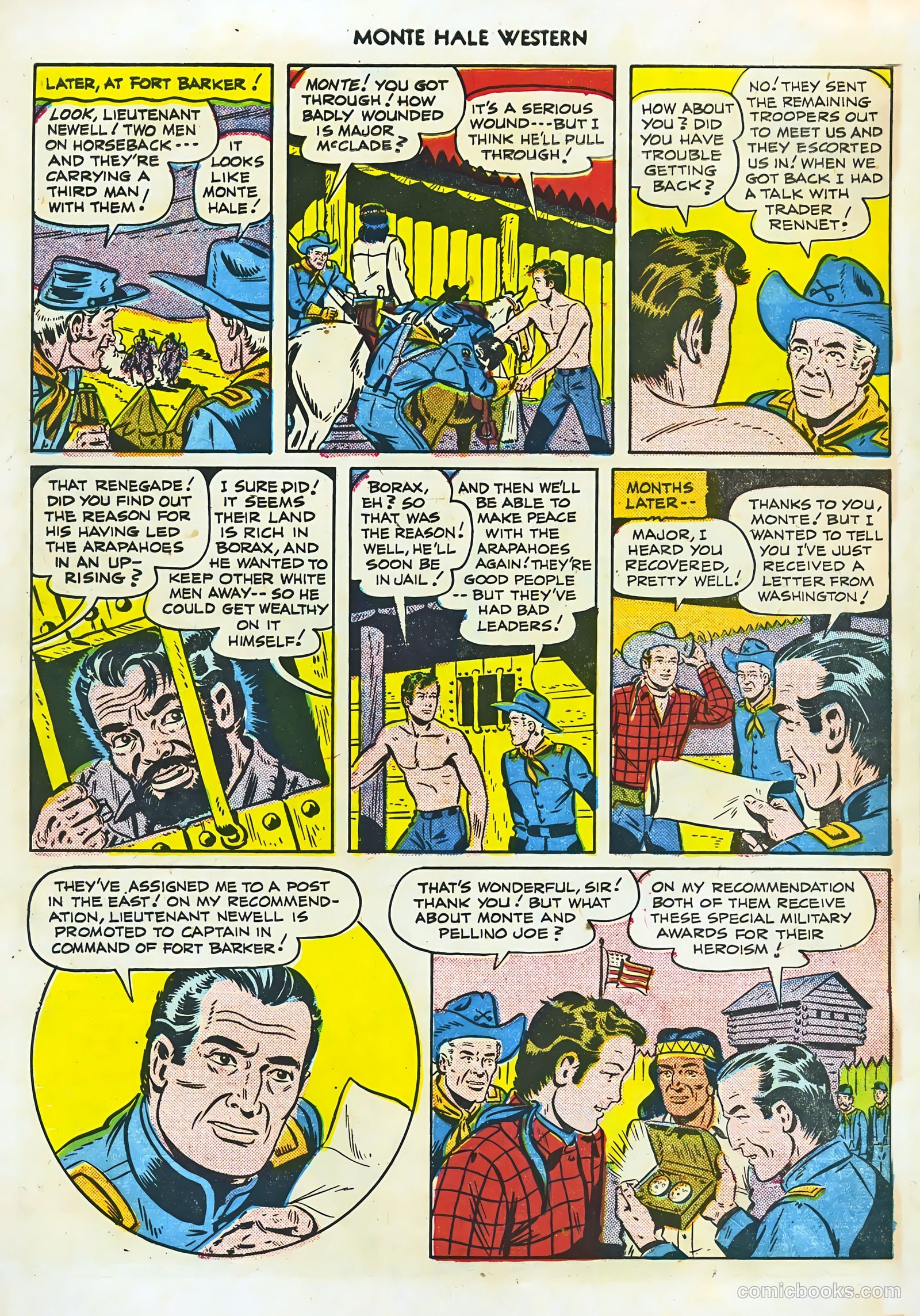 Monte Hale Western #60 (1951) — page 34 of 36