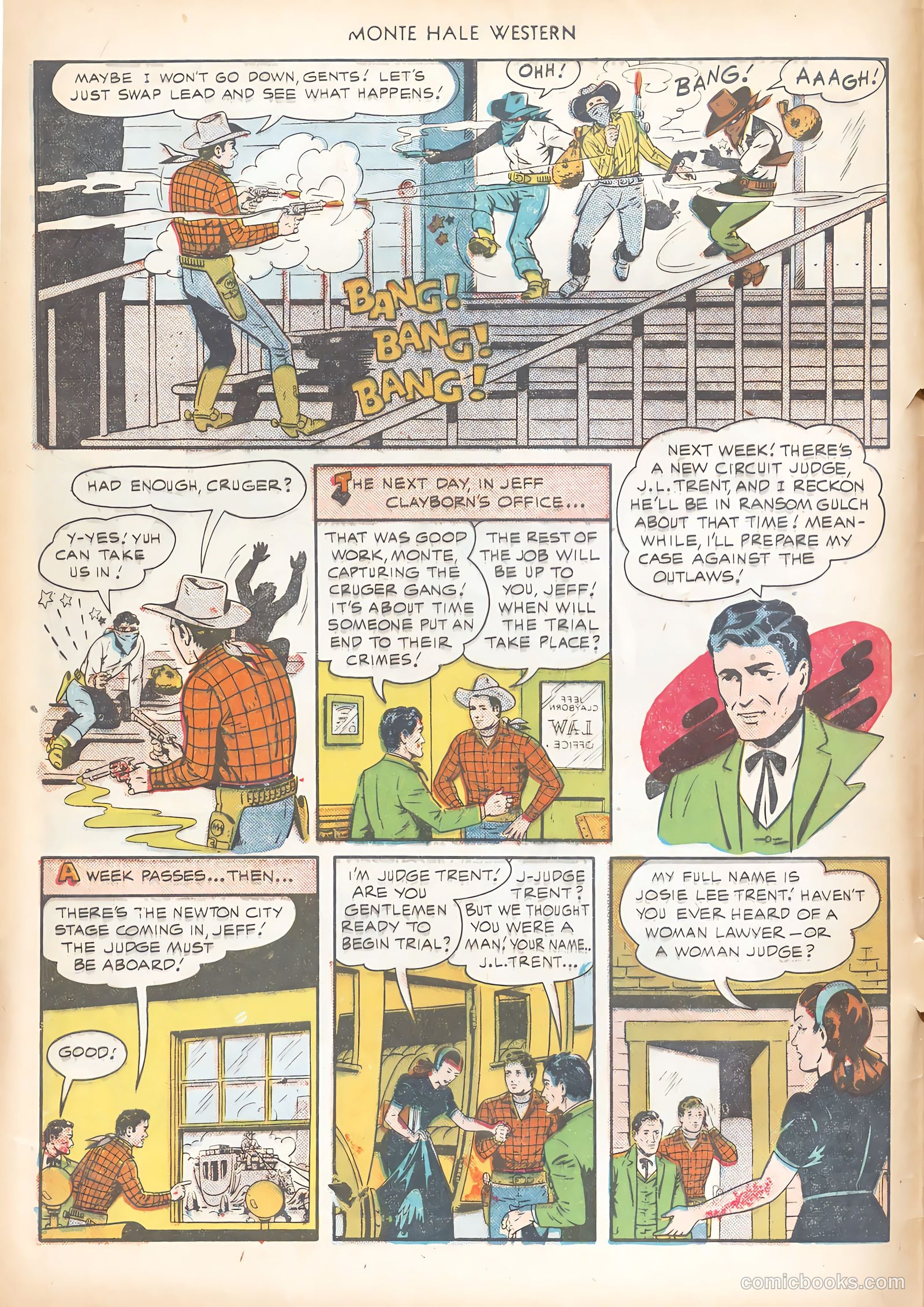 Monte Hale Western #62 (1951) — page 4 of 36