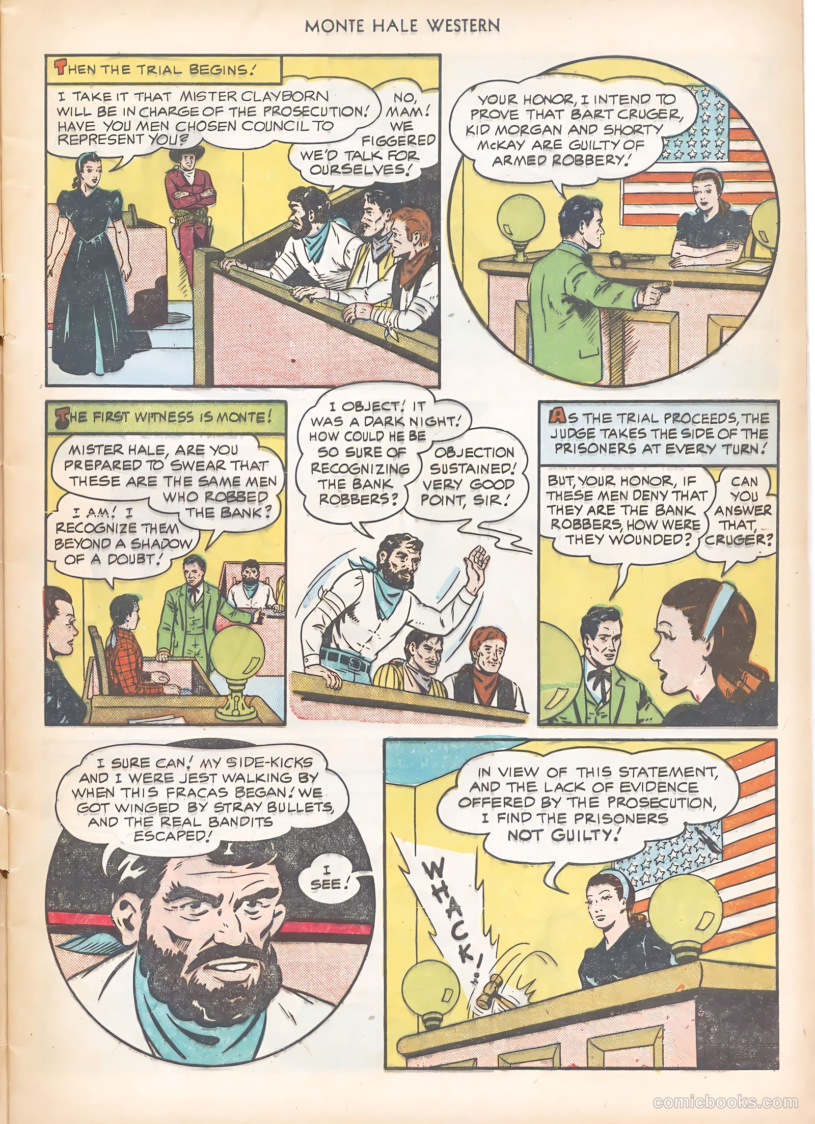 Monte Hale Western #62 (1951) — page 5 of 36