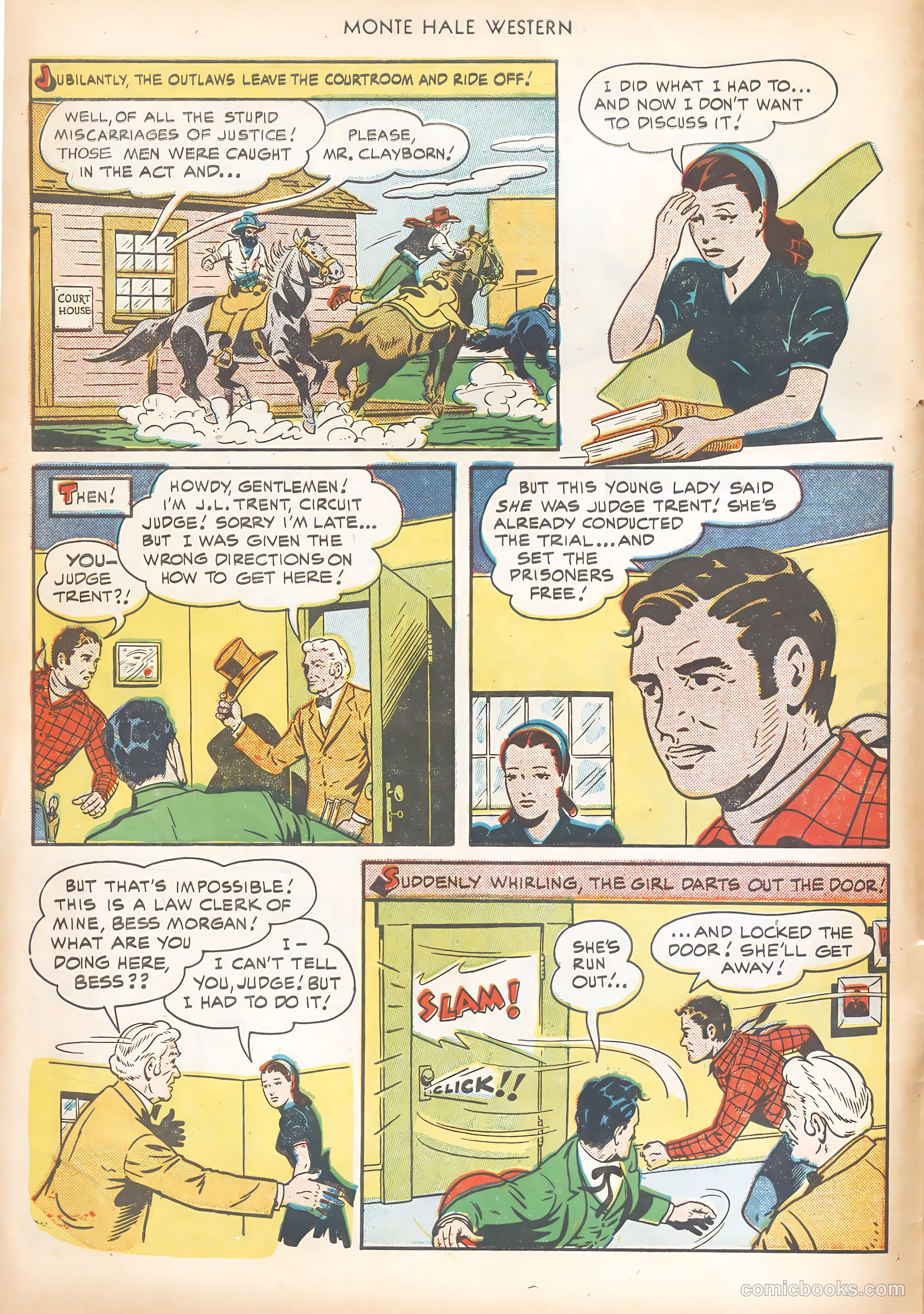 Monte Hale Western #62 (1951) — page 6 of 36