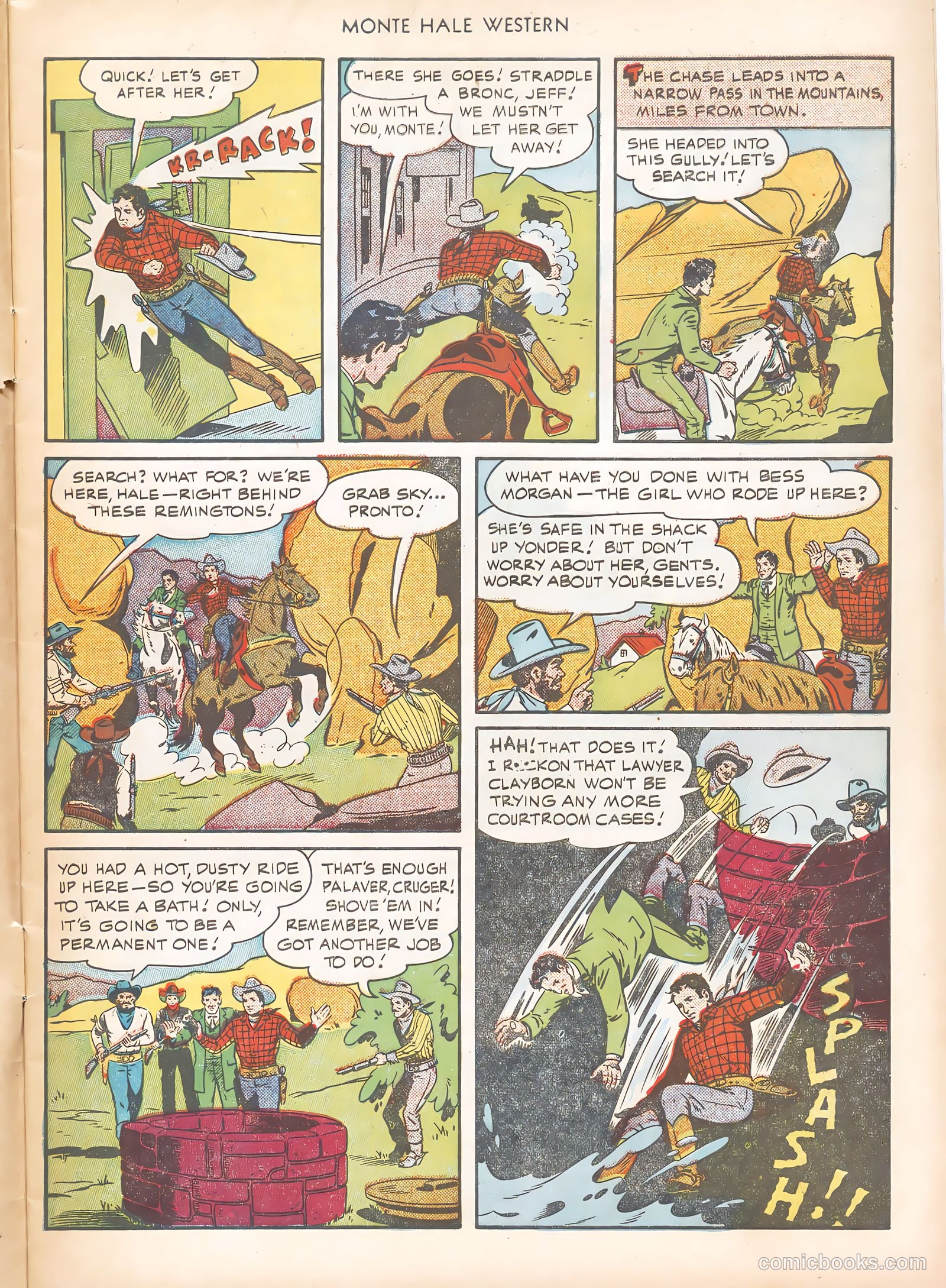 Monte Hale Western #62 (1951) — page 7 of 36