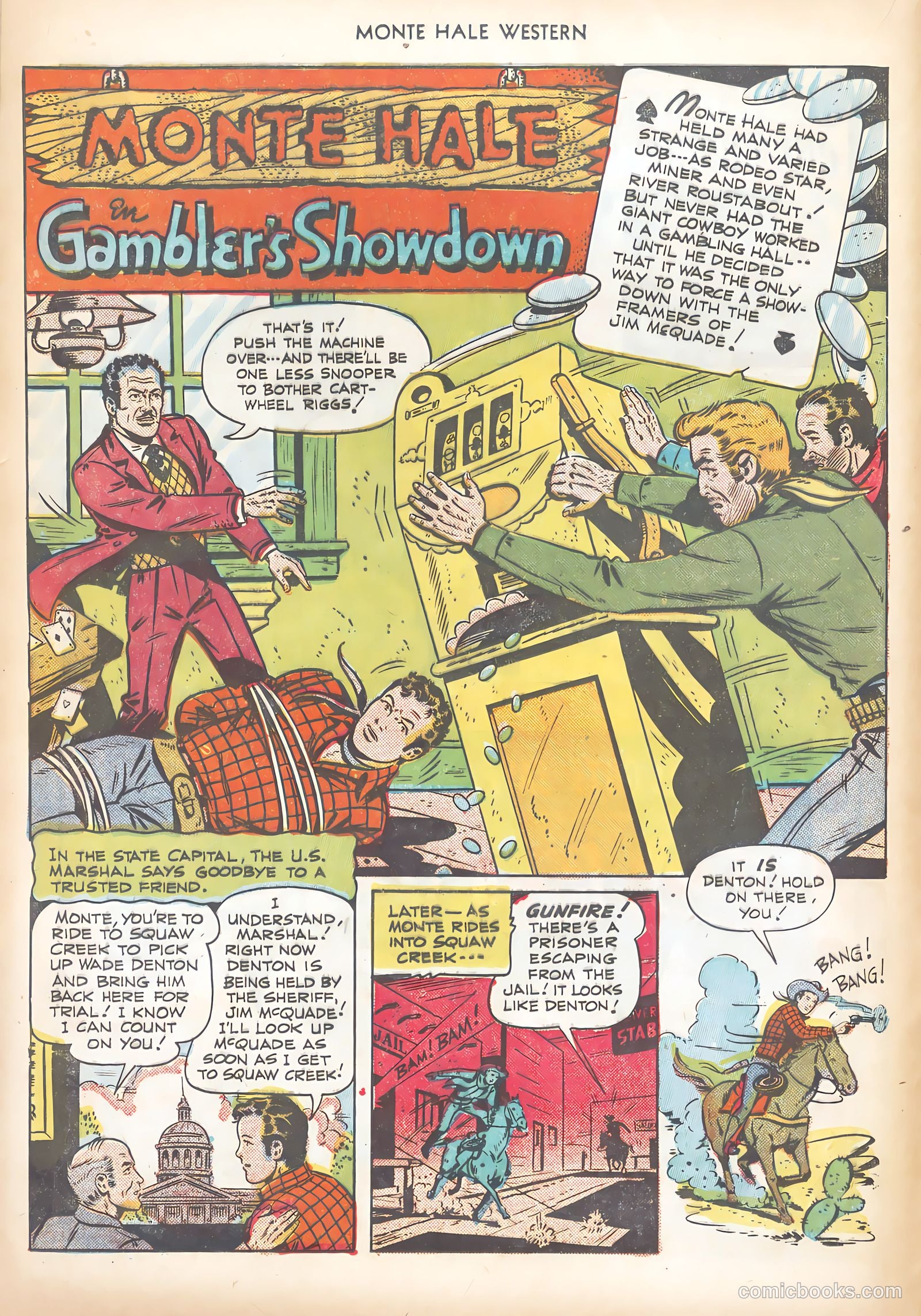 Monte Hale Western #62 (1951) — page 16 of 36
