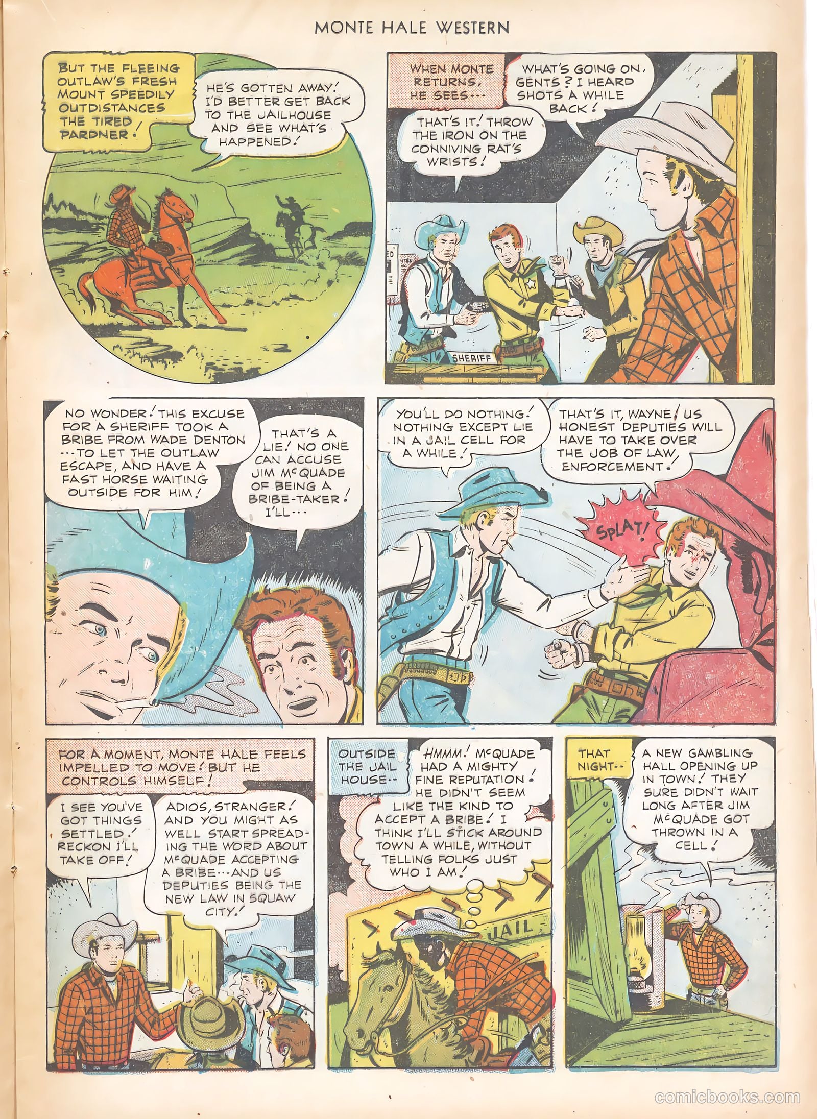 Monte Hale Western #62 (1951) — page 17 of 36