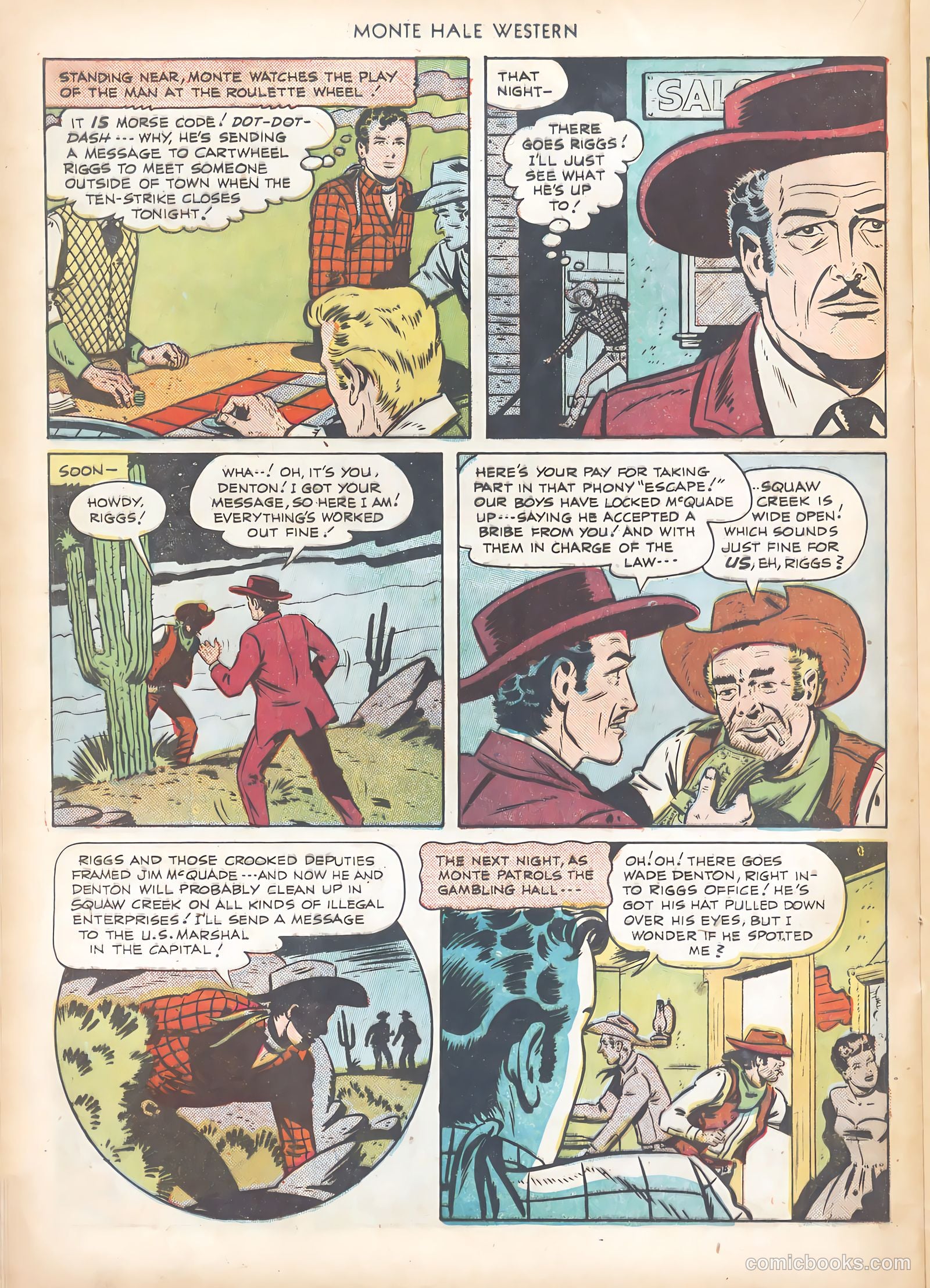 Monte Hale Western #62 (1951) — page 20 of 36