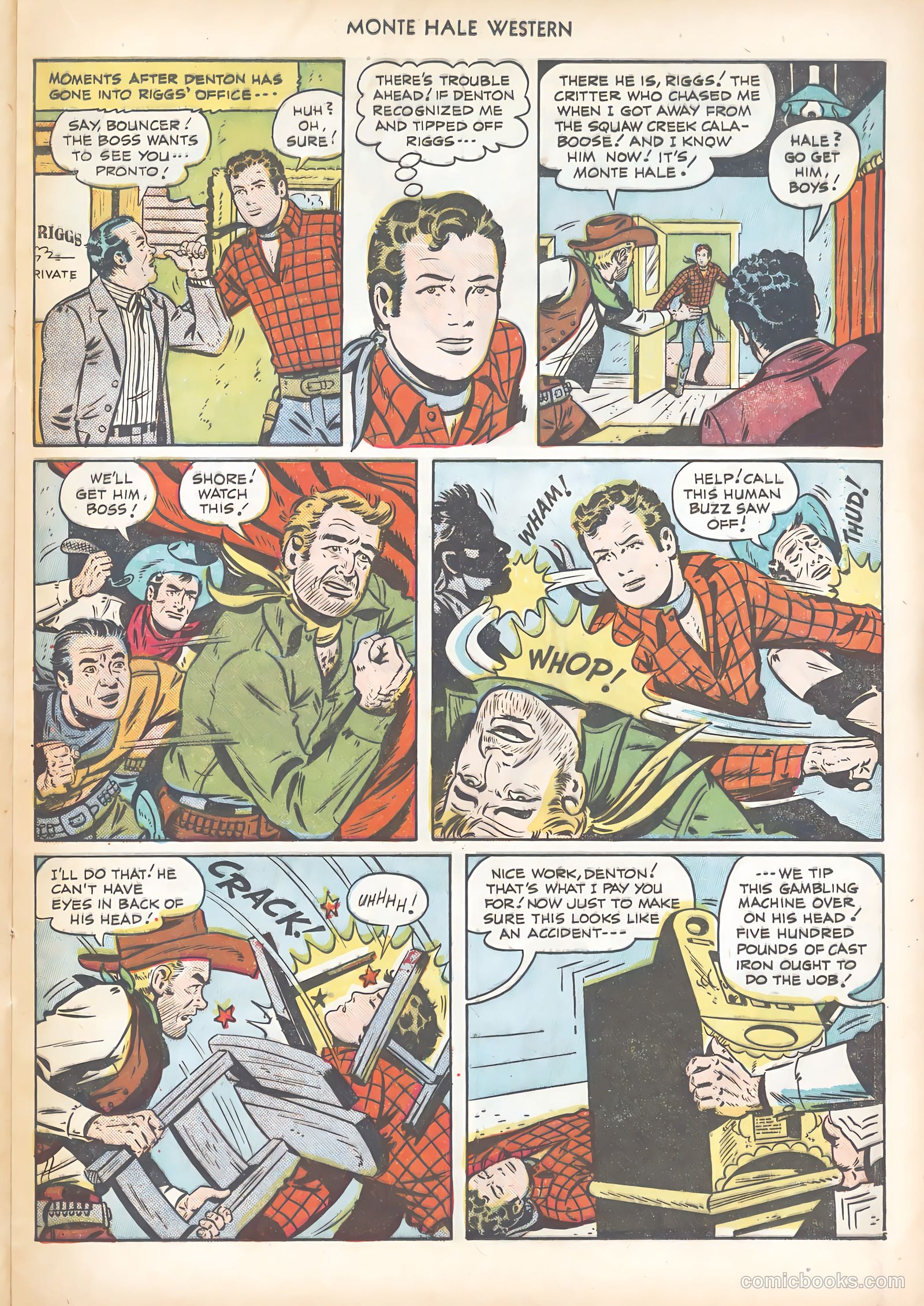 Monte Hale Western #62 (1951) — page 21 of 36