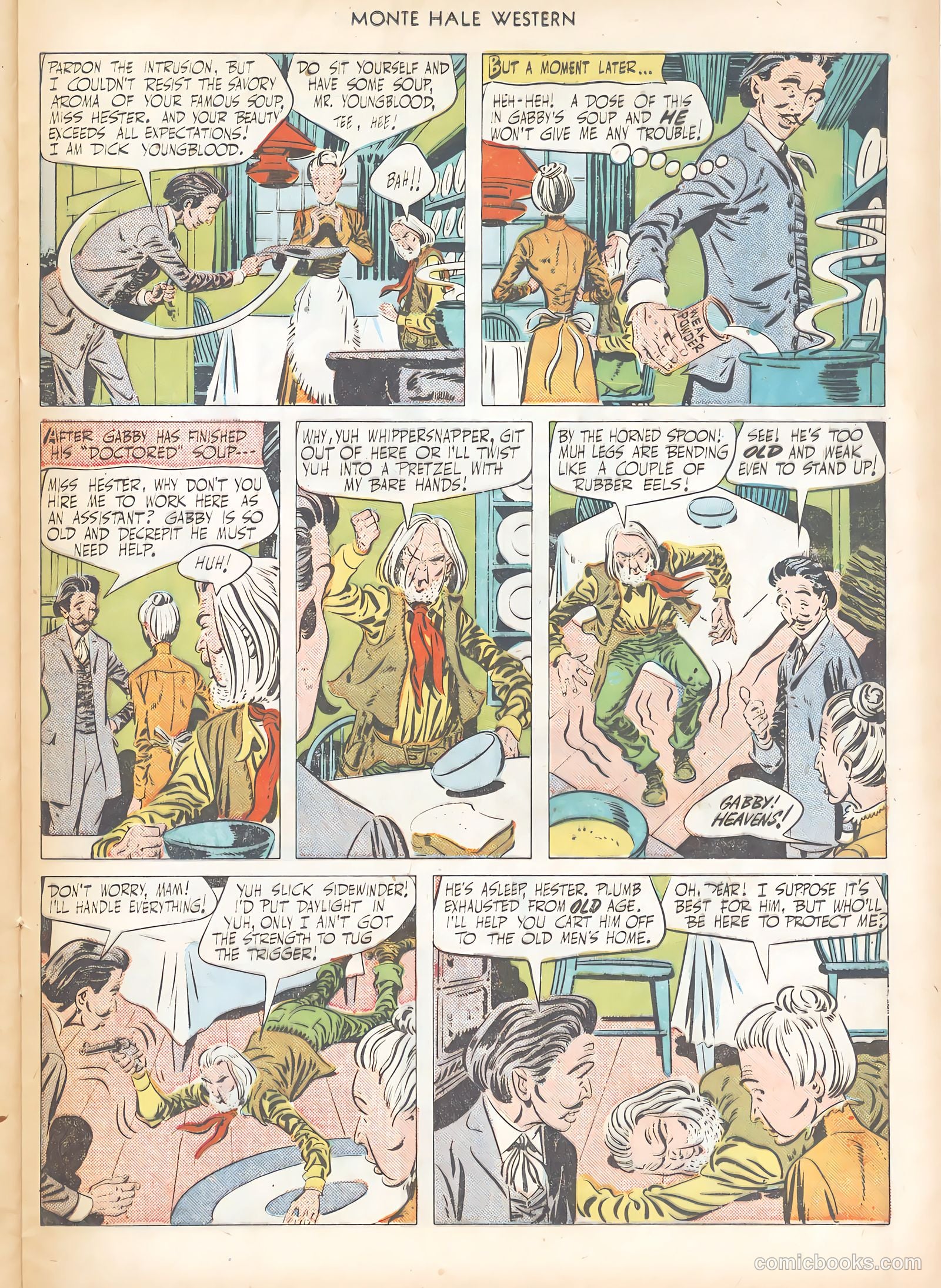 Monte Hale Western #62 (1951) — page 25 of 36