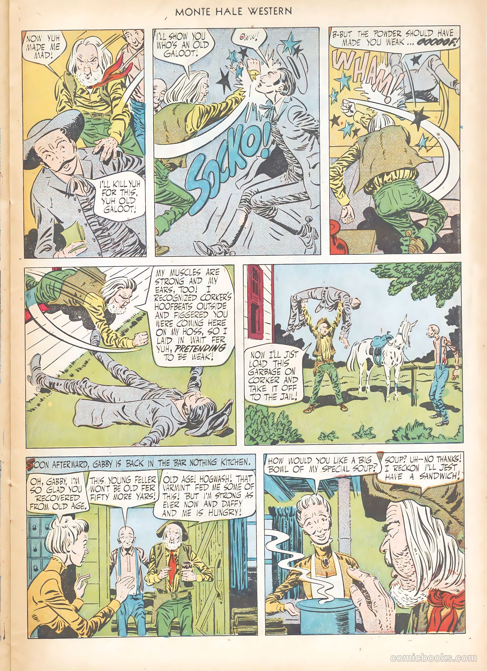 Monte Hale Western #62 (1951) — page 27 of 36