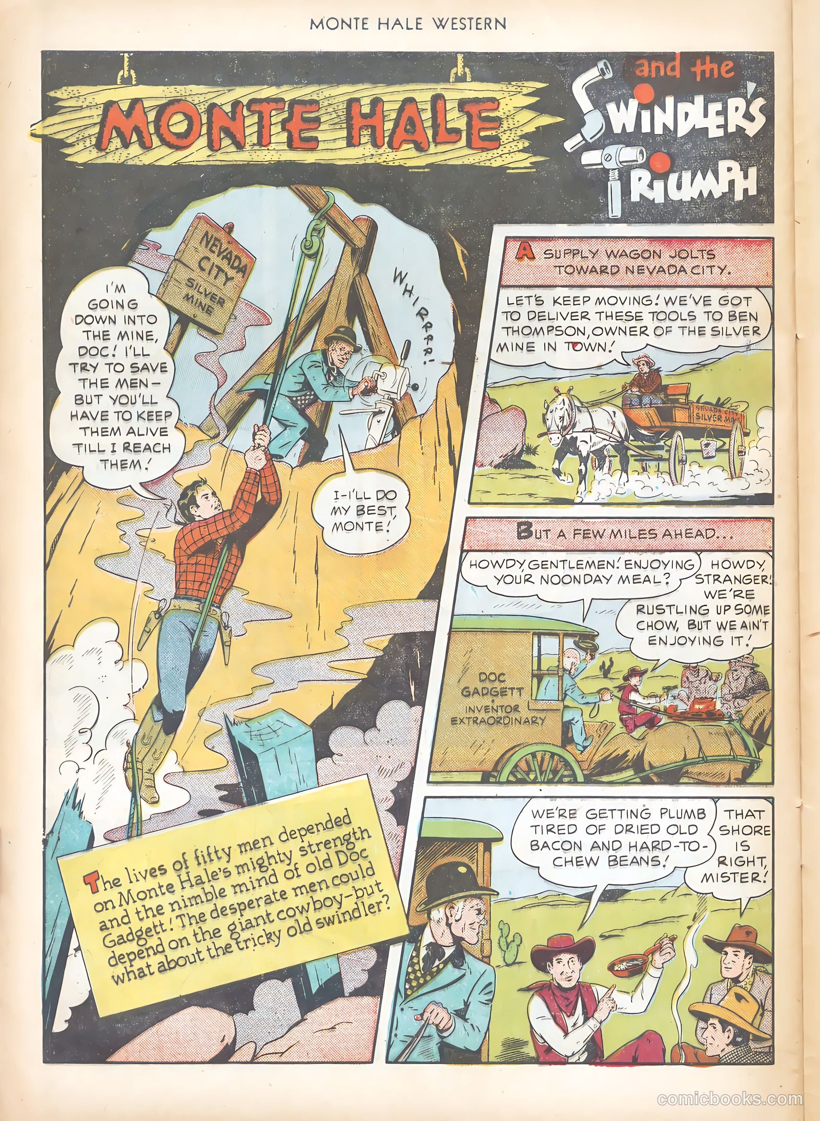 Monte Hale Western #62 (1951) — page 28 of 36